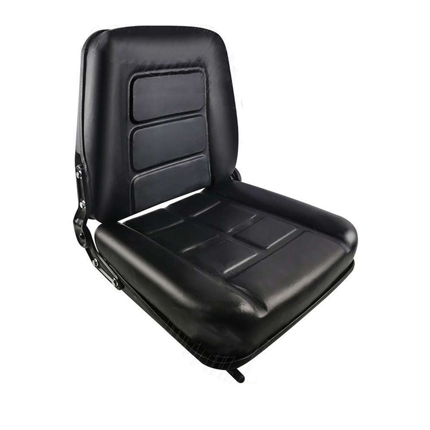 Adjustable Forklift and Tractor Seat with Universal Suspension Backrest