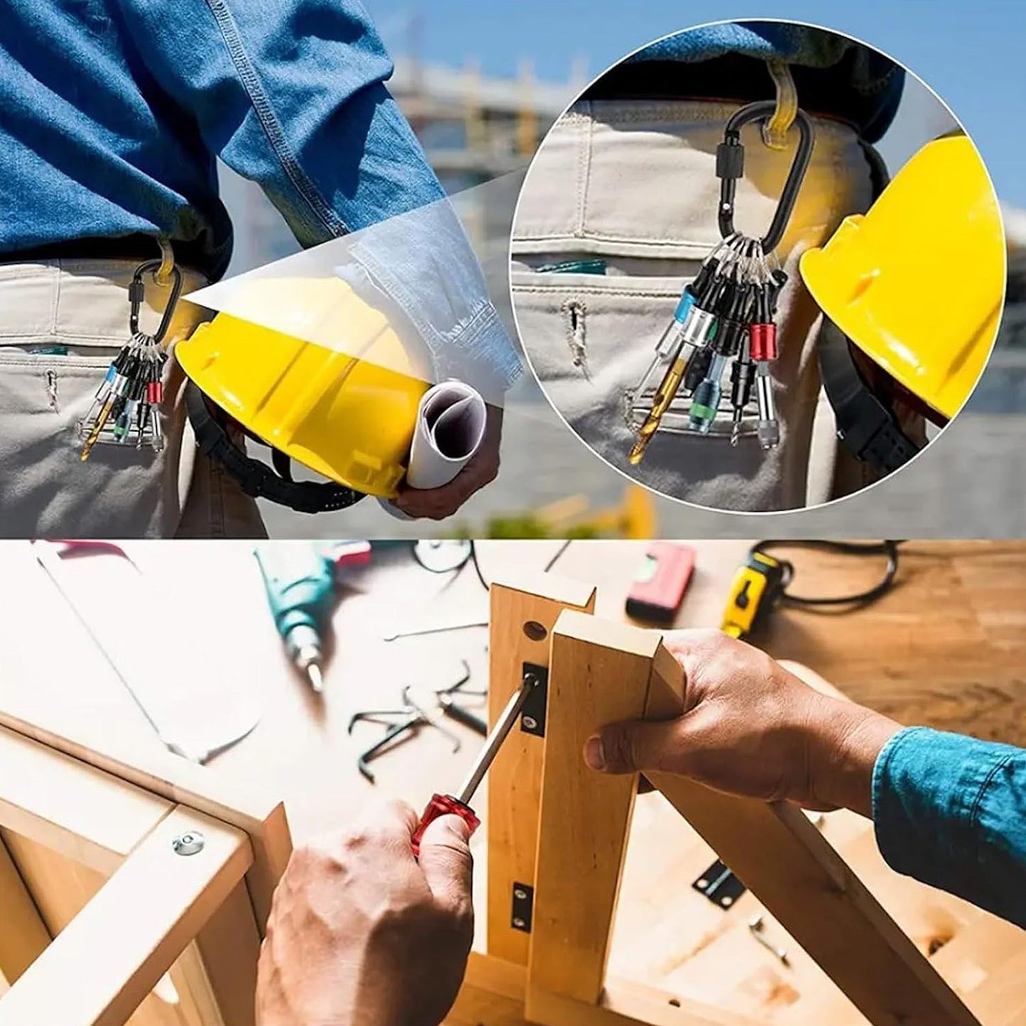 Quick Release Hex Shank Screwdriver Extension for Drill Bits