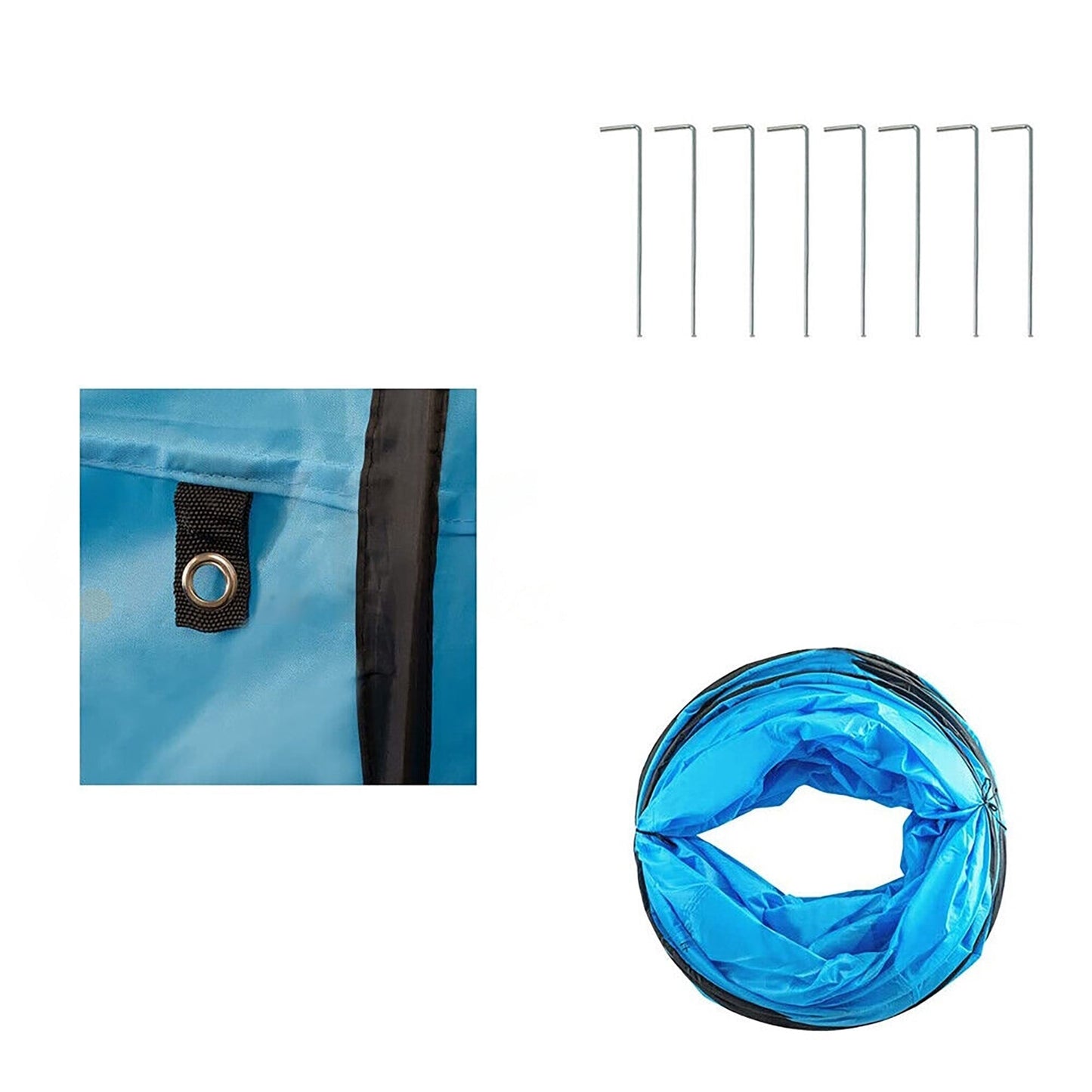 Waterproof 5M Pet Agility Exercise Tunnel Training Cat Dog Chute with Carry Bag