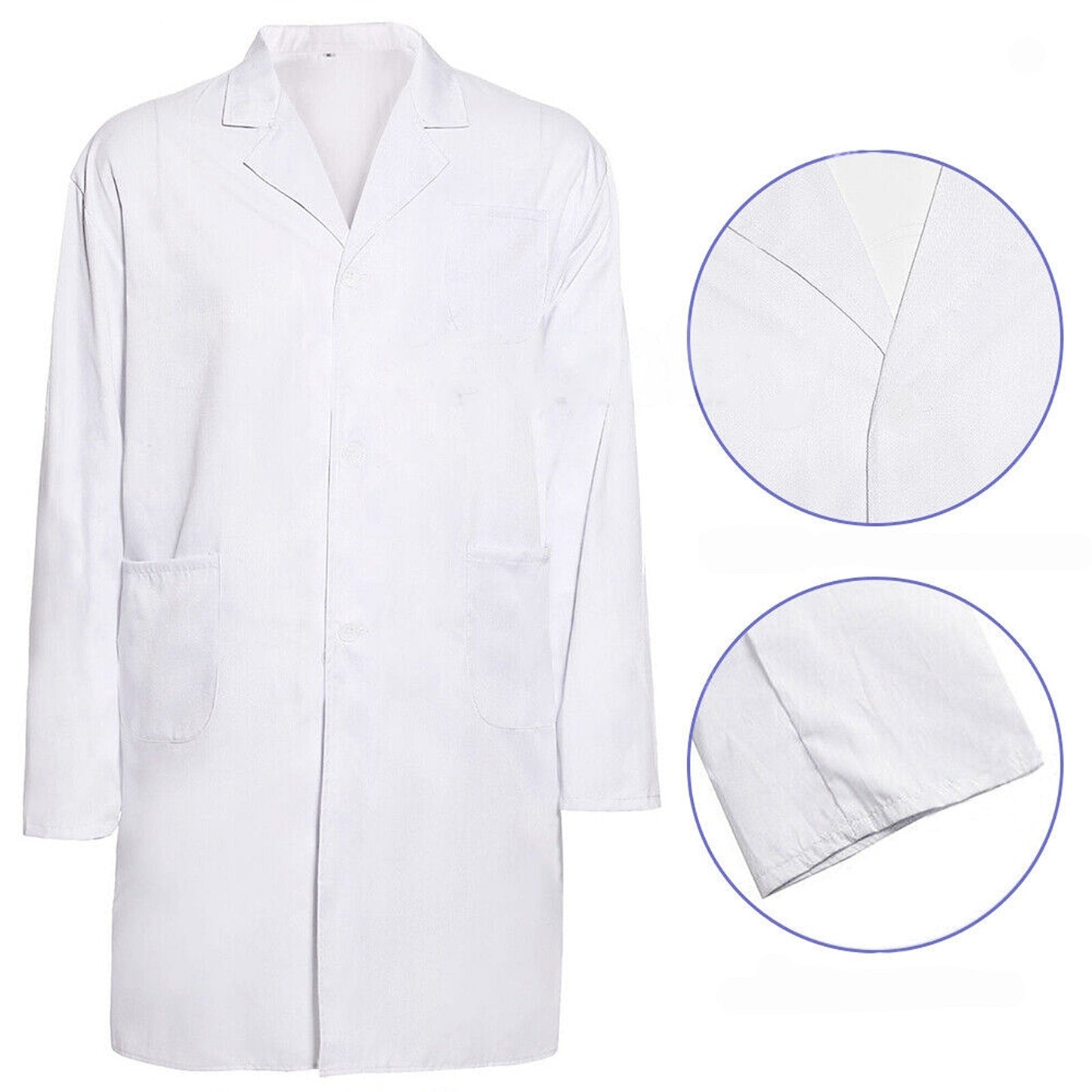 White Laboratory Coat Hygiene Lab Food Industry Warehouse