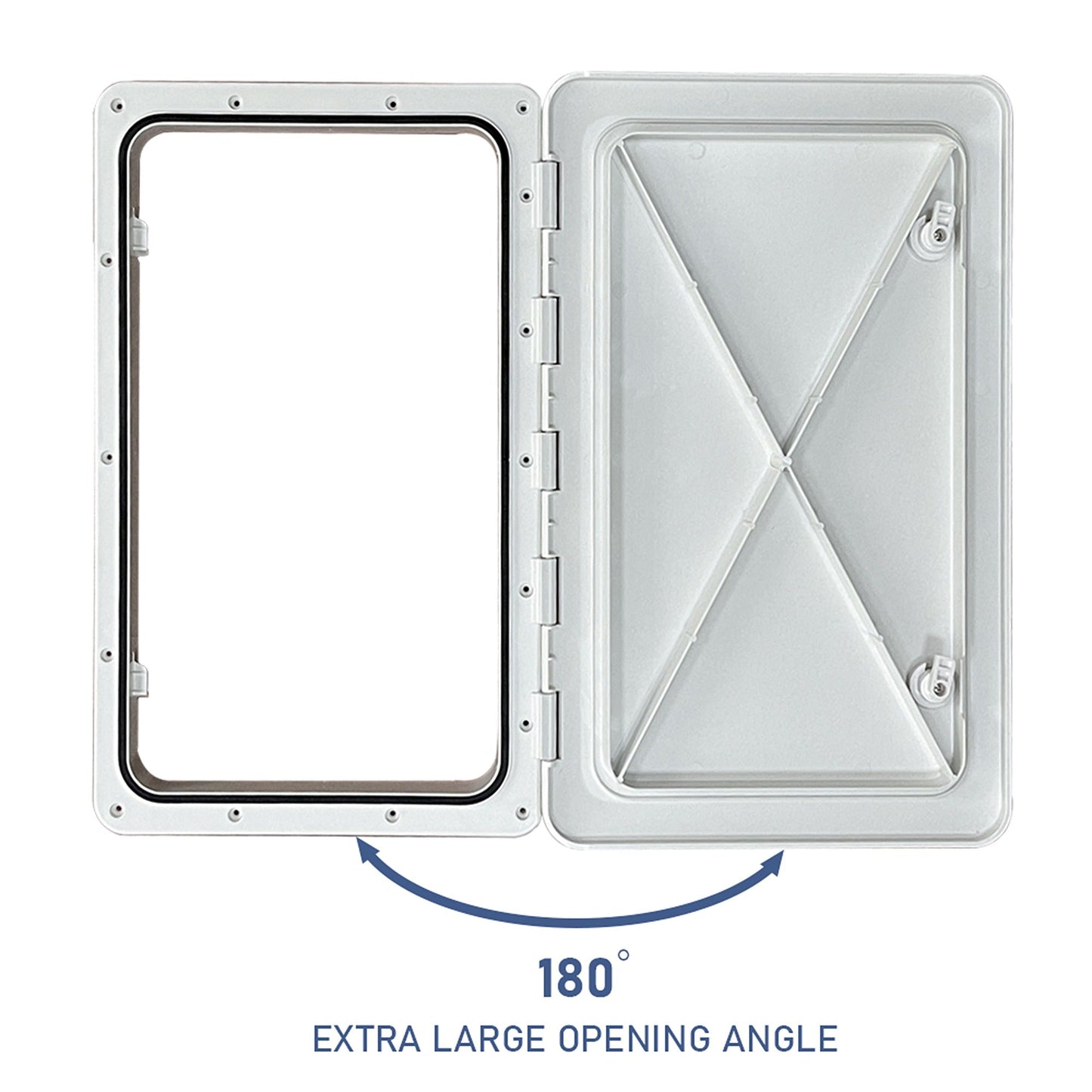 Caravan Access Hatch Lockable Warehouse Door for Motorhomes - 575 x 360mm