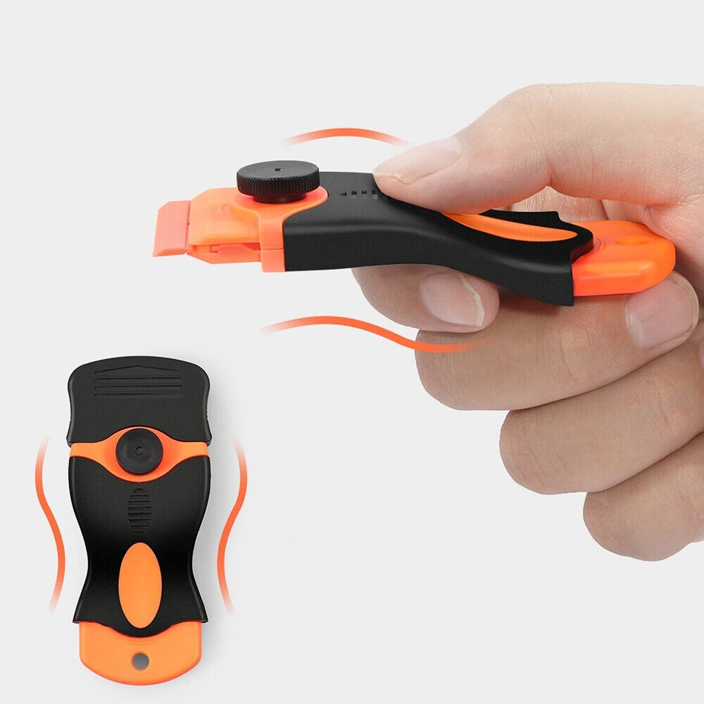 Adhesive Scraper Tool Plastic Razor Blade for Paint and Glue Removal