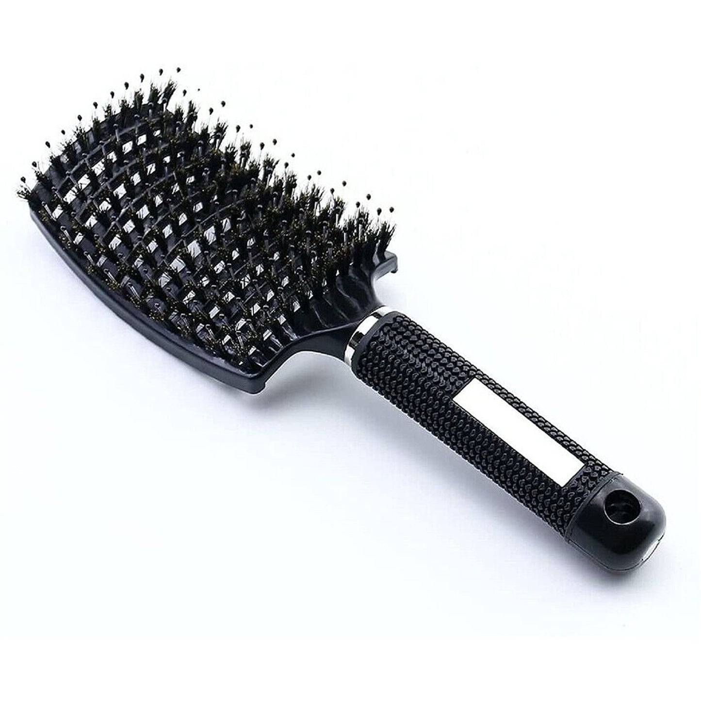 1pc Nylon Bristle Detangling Hairbrush Scalp Massage Hair Comb for Men and Women