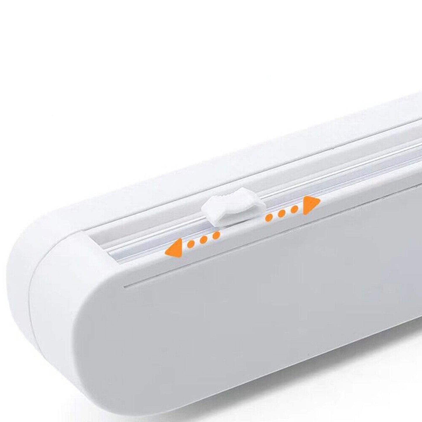 Kitchen Wrap Dispenser with Plastic Cutter for Foil and Cling Film