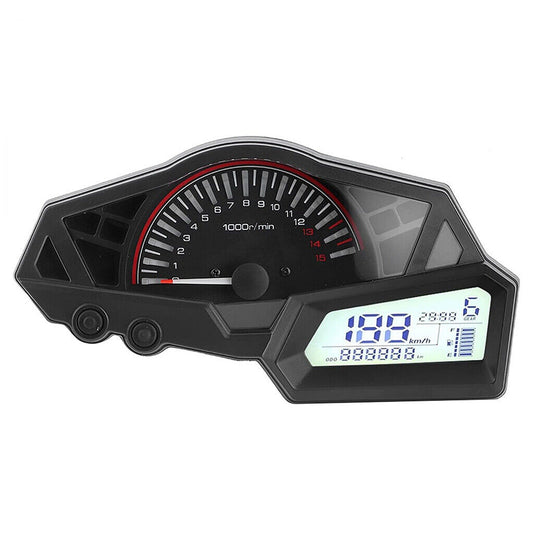 Speedometer Odometer Tachometer Motorcycle LCD Fuel Gauge Ninja