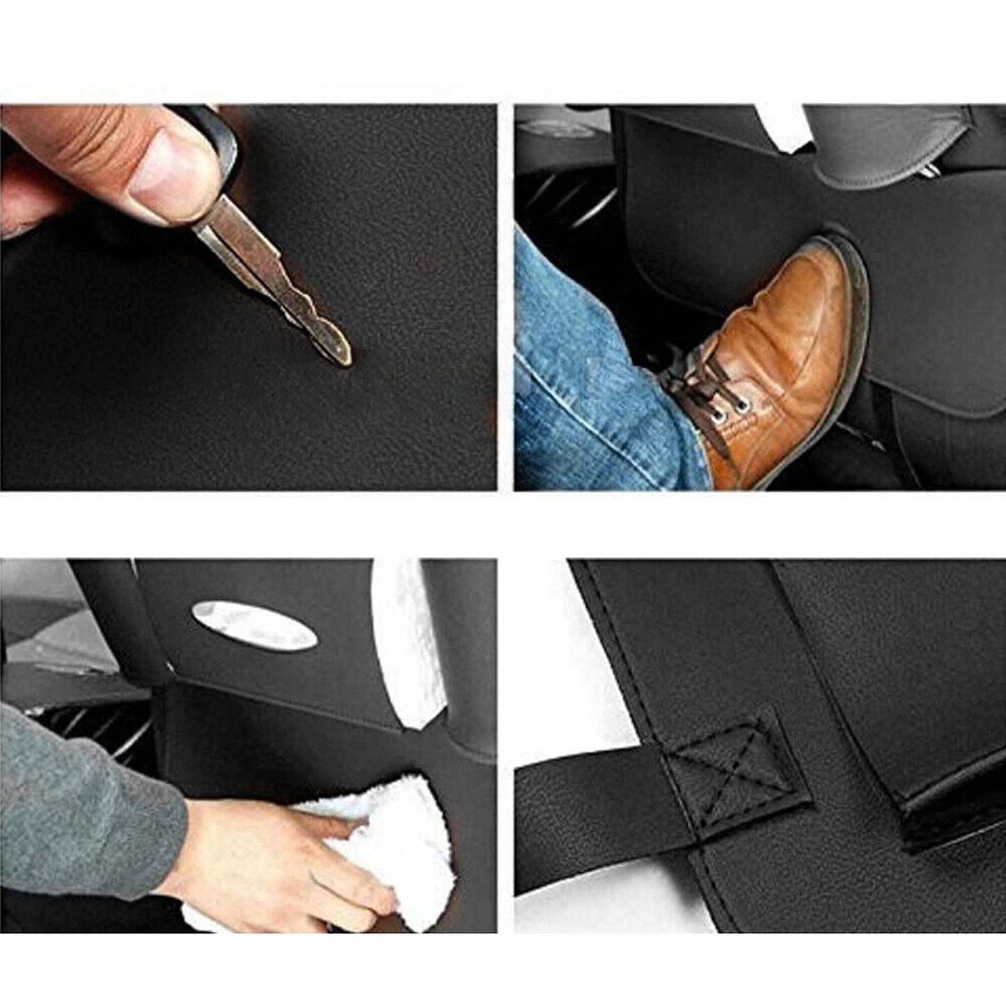 2pcs Car Back Seat iPad Holder Travel Storage Organizer with Pockets