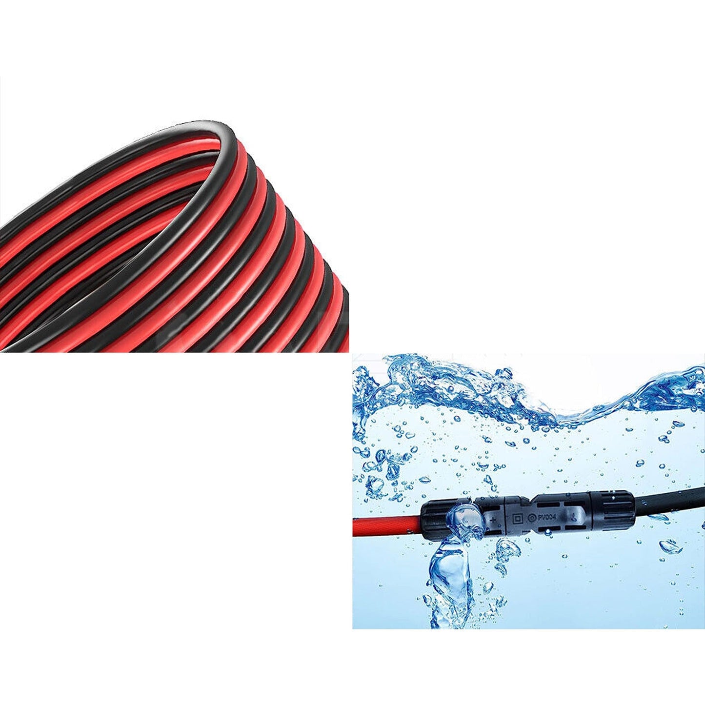 Solar Panel Connection Extension Cable 4mm2 12 AWG