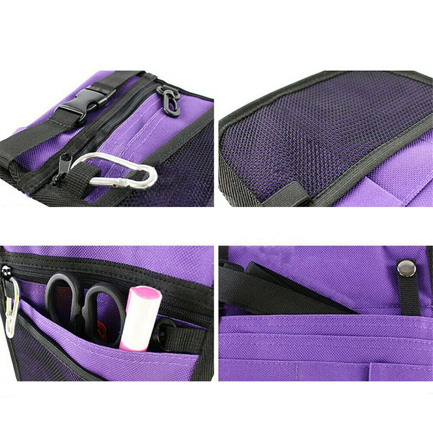 Nurse Utility Pouch with Extra Pockets and Belt Strap for Quick Pick