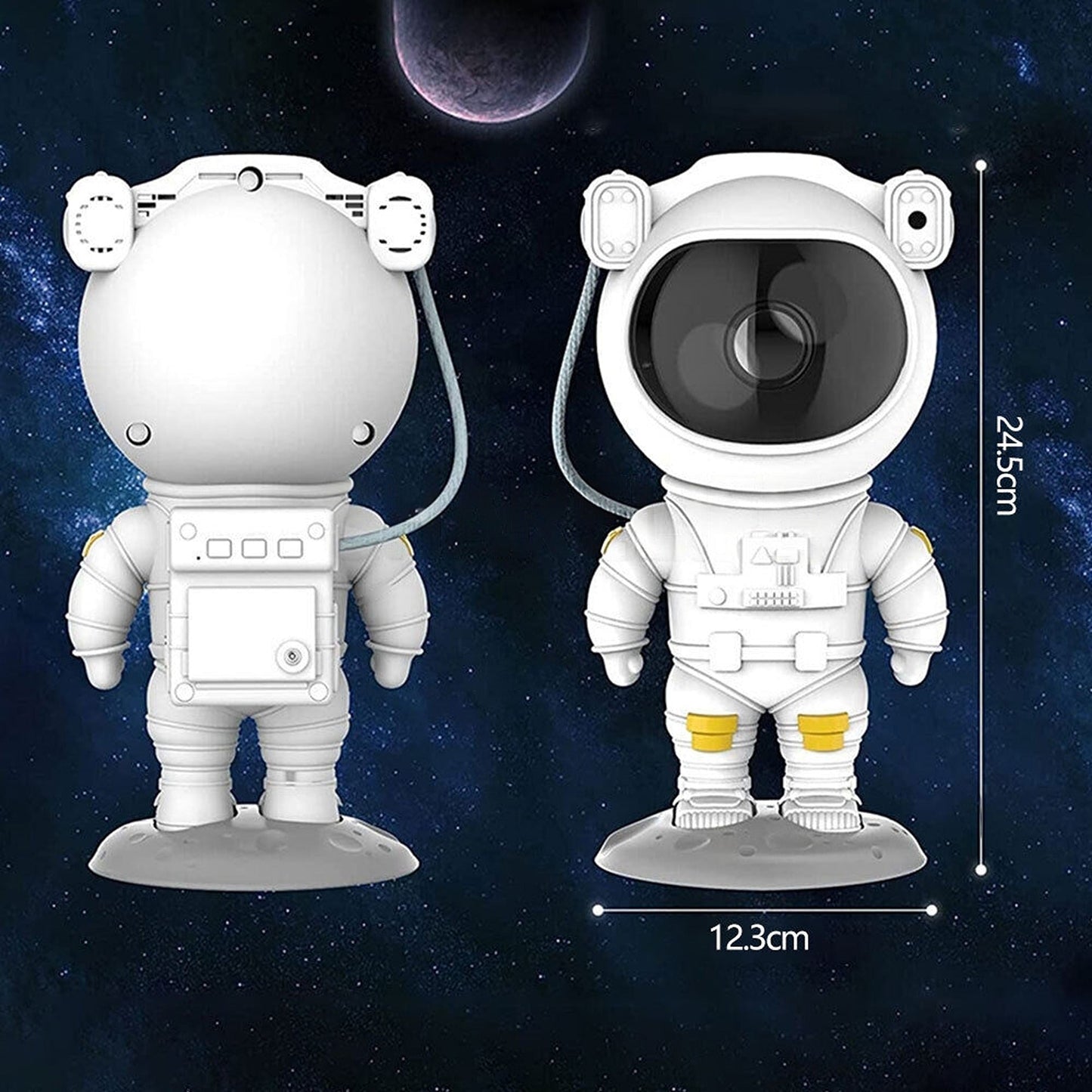 Astronaut Themed Galaxy Star Projector Spacebuddy Night Light