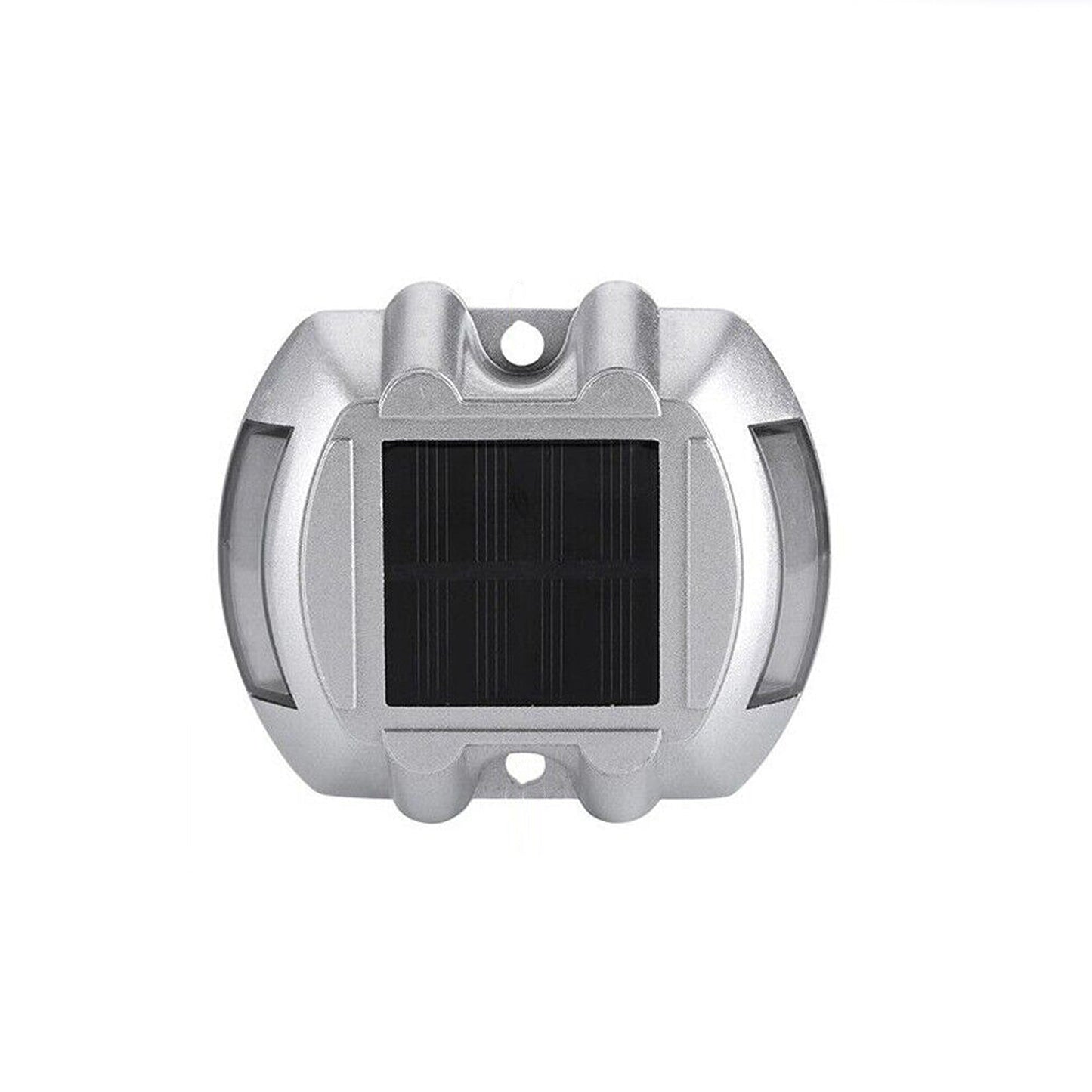 2pcs Blue LED Solar Power Pathway Driveway Light Dock Deck Step Road Outdoor