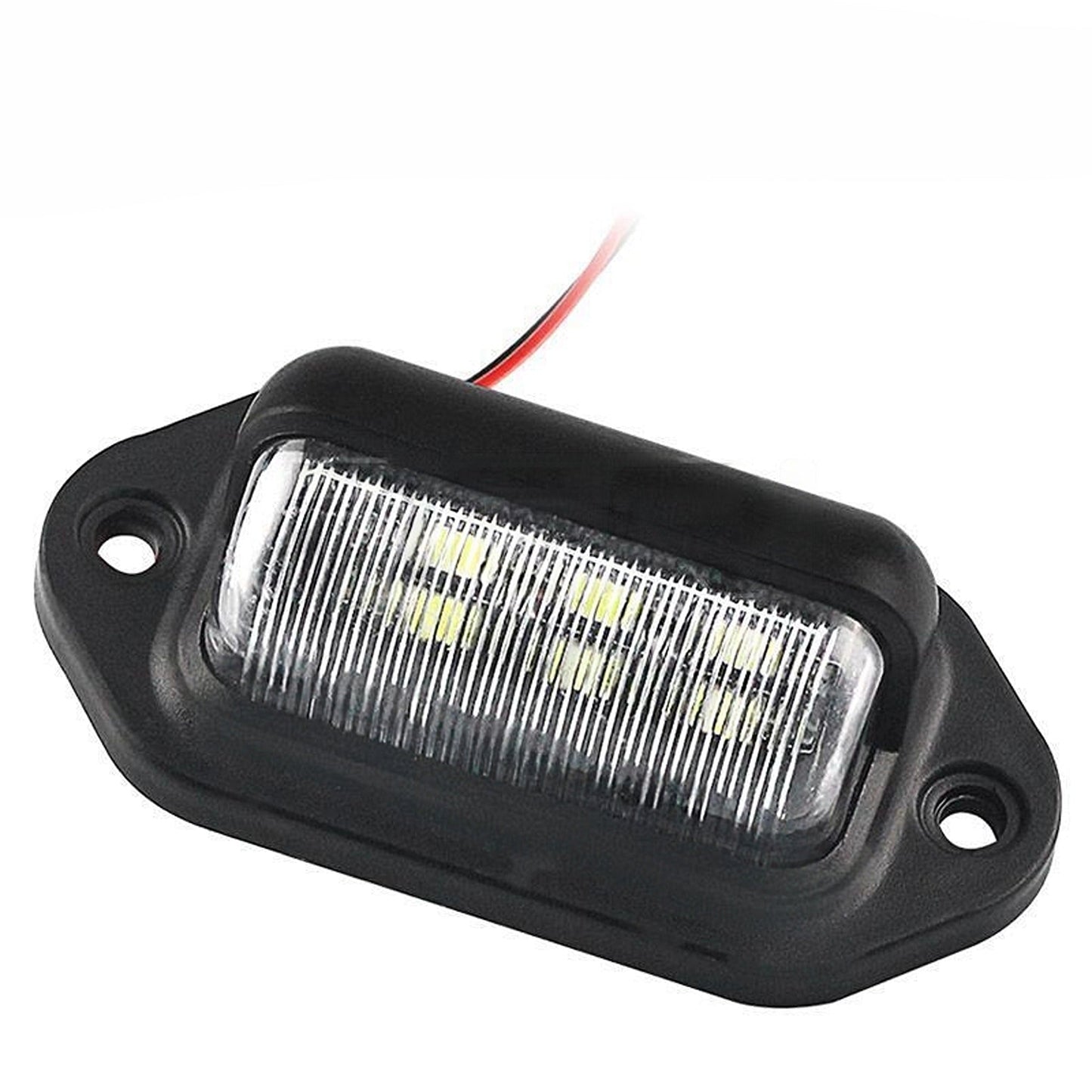 2pcs 12V 24V LED License Number Plate Light for Truck Trailer Car