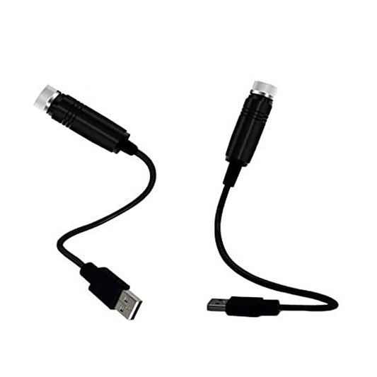 2pcs USB Mini Star LED Projector Light Night Atmosphere Lamp for Home and Car