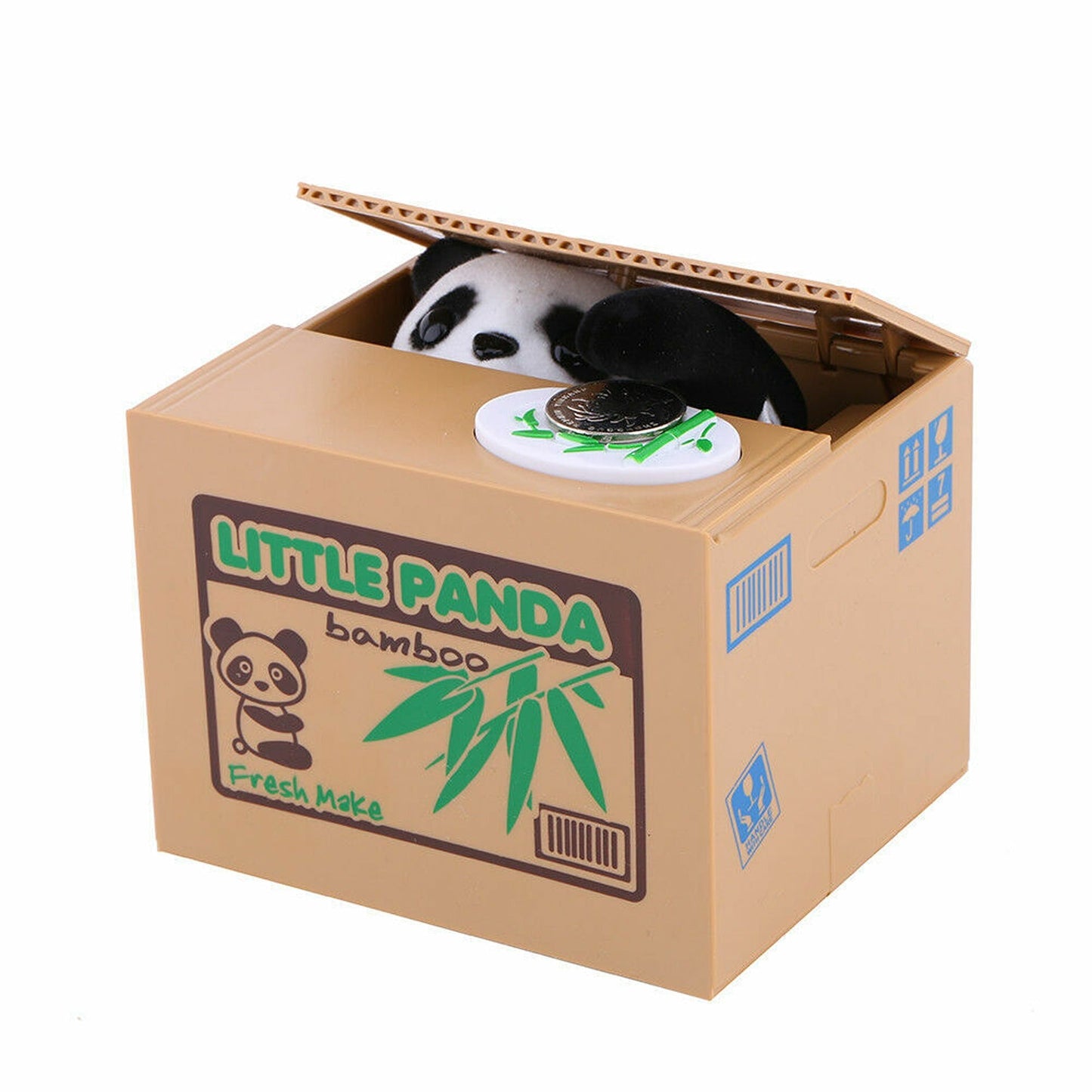 Panda Coin Bank Cute Stealing Money Box