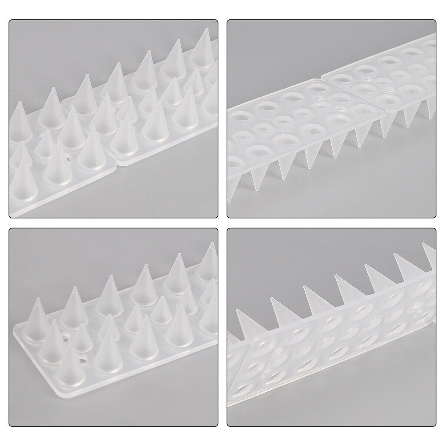 10pcs Bird and Pest Control Spikes Security Spiked Fence for Human Cat and Mouse