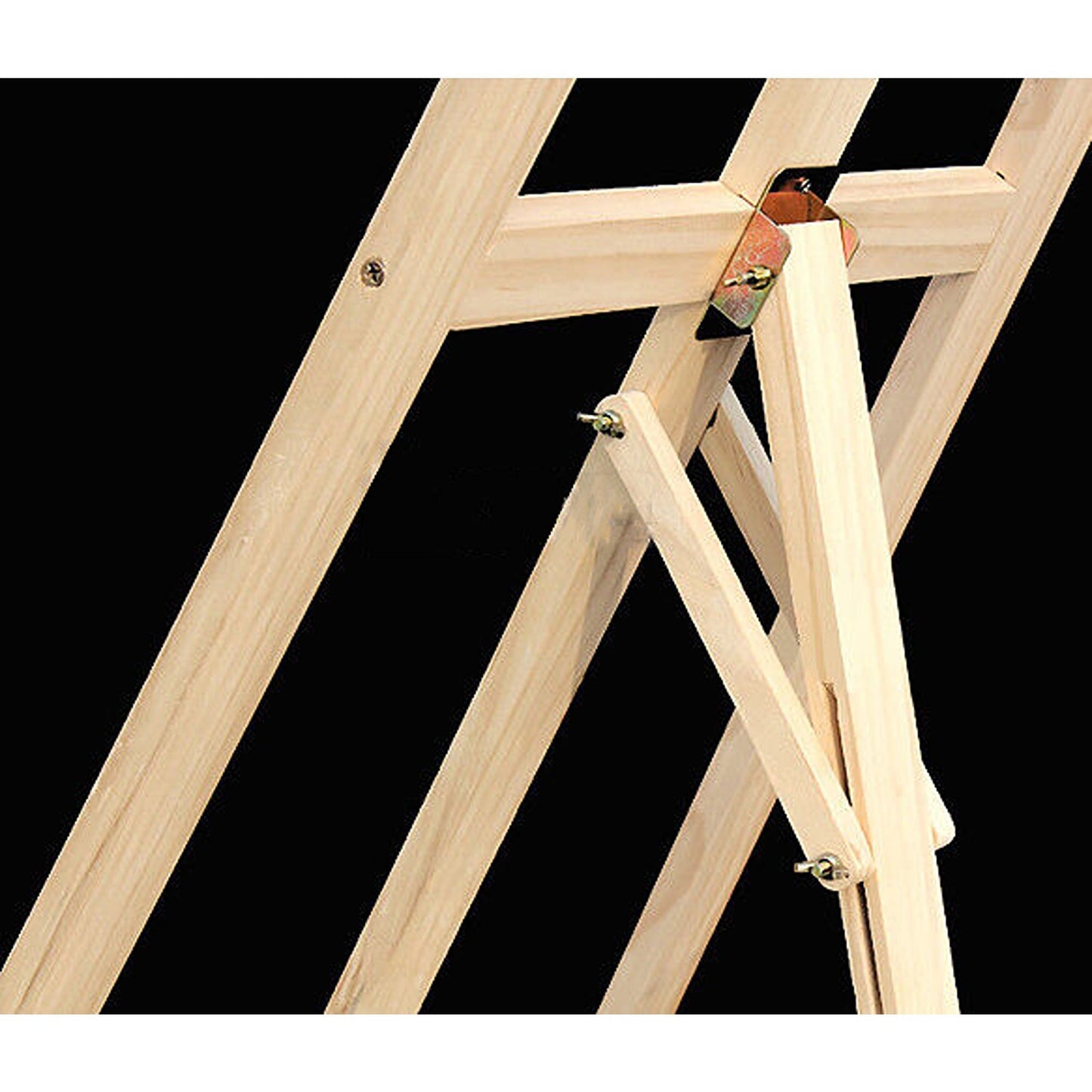 Adjustable Pine Wood Easel for Artists Art Display Painting Stand