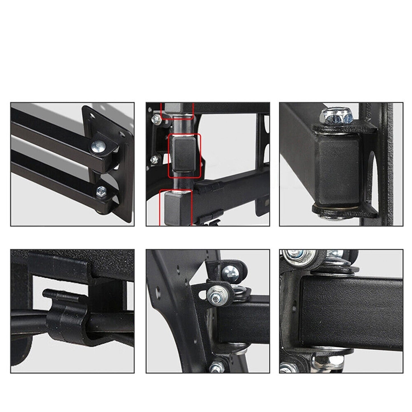 LED LCD Full Motion TV Wall Bracket Swivel Tilt Mount 32-55 Inch