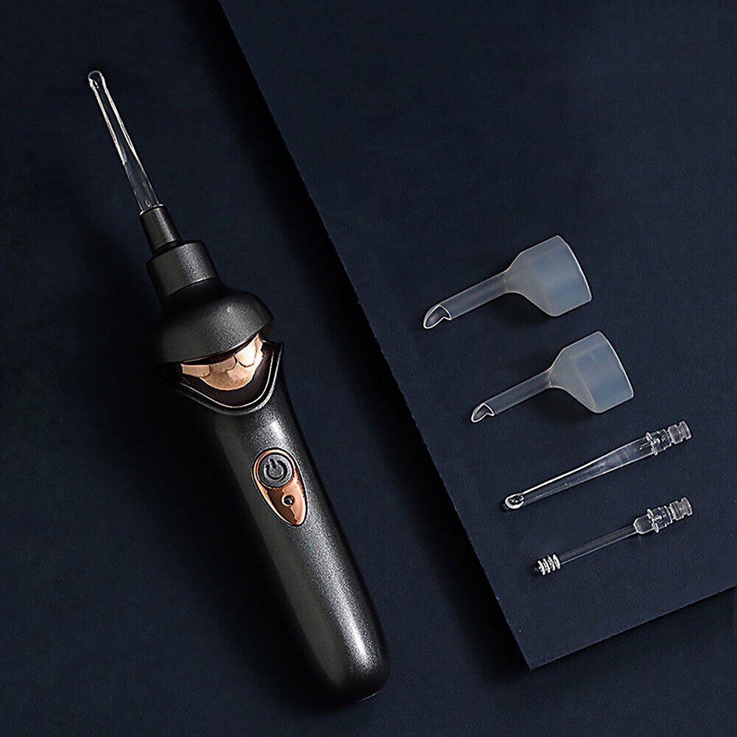 Vacuum Ear Wax Removal Tool with LED Light Ear Cleaner Scoop