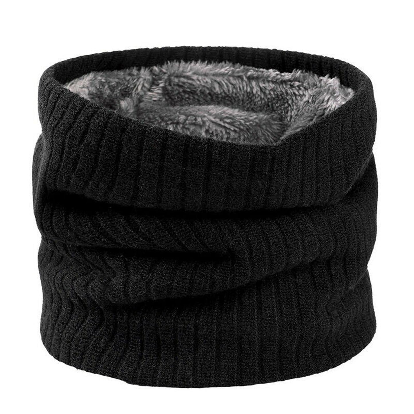 Thermal Warm Knitted Winter Scarf for Men and Women Thicken Chunky Tube