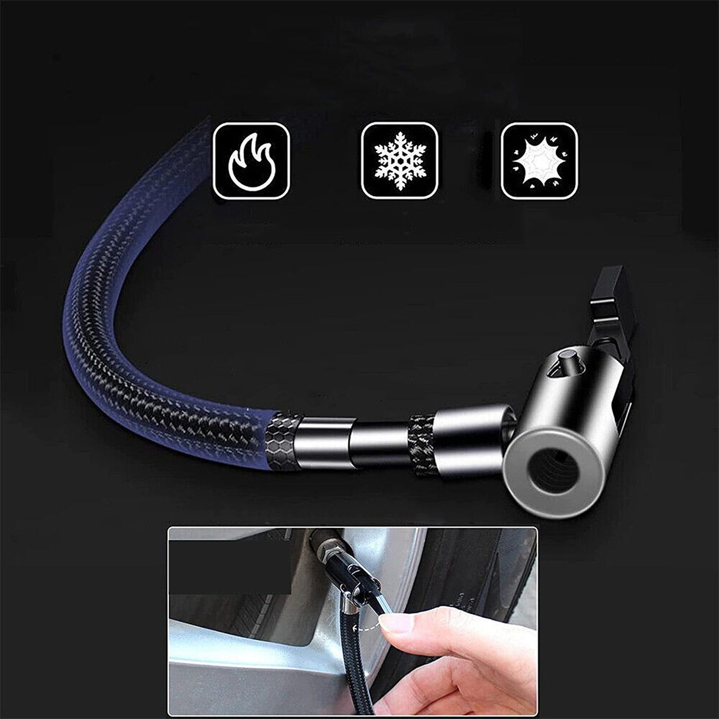 Handheld Digital LCD Air Compressor for Car Tire Inflation