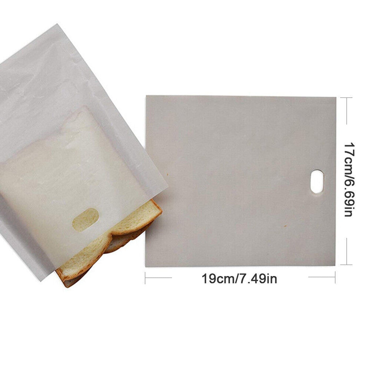 Durable Sandwich Toast Bag with Toastie Baking Pouch