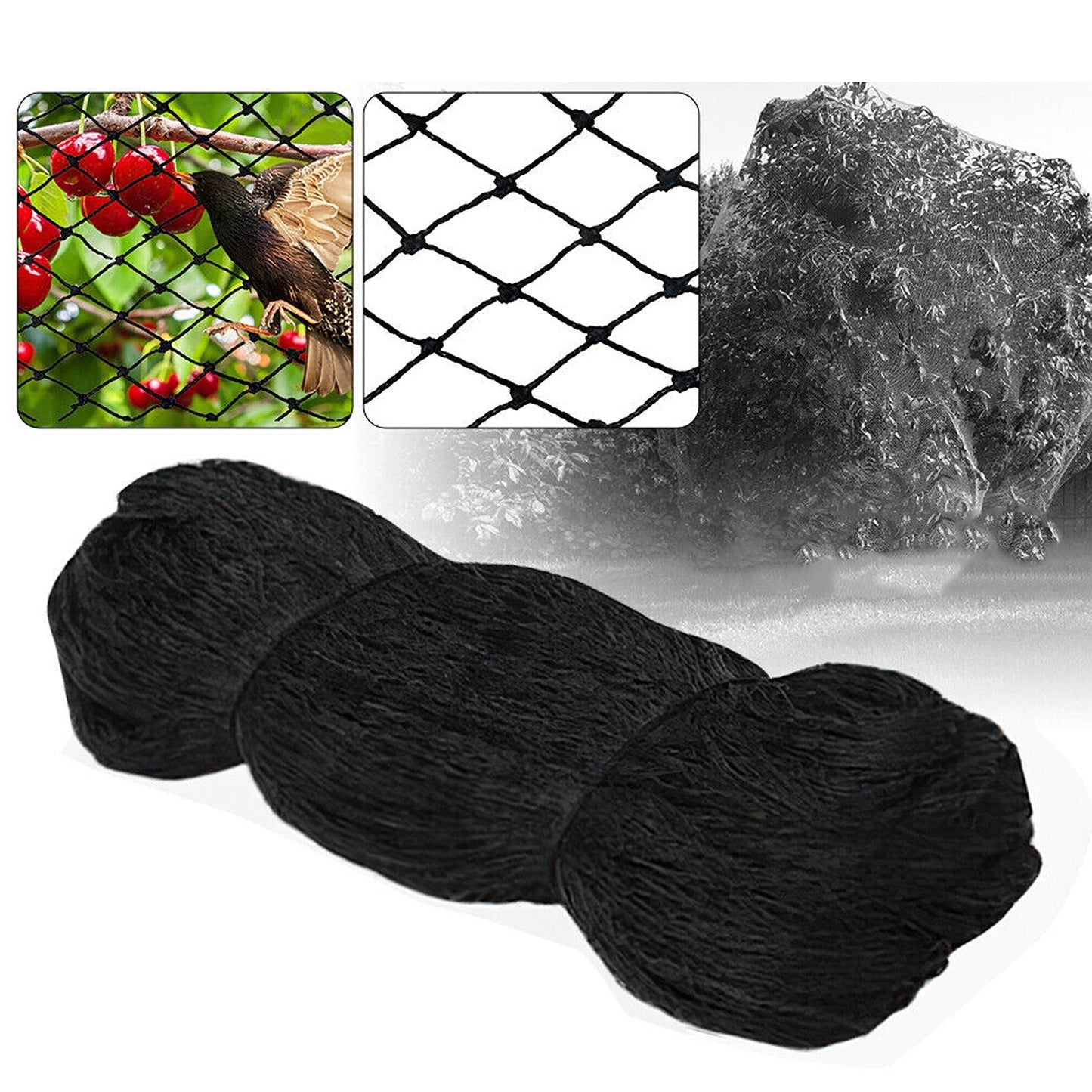 Anti Bird Netting for Garden Commercial Grade Mesh Cover for Fruit Trees