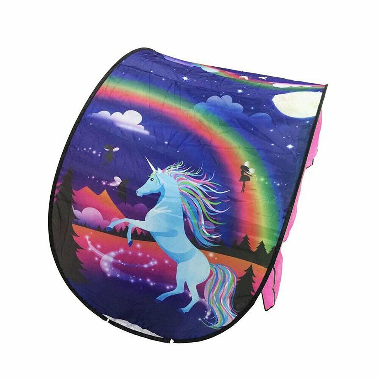 Fancy Unicorn Space Tent Foldable Indoor Bed Pop-up House