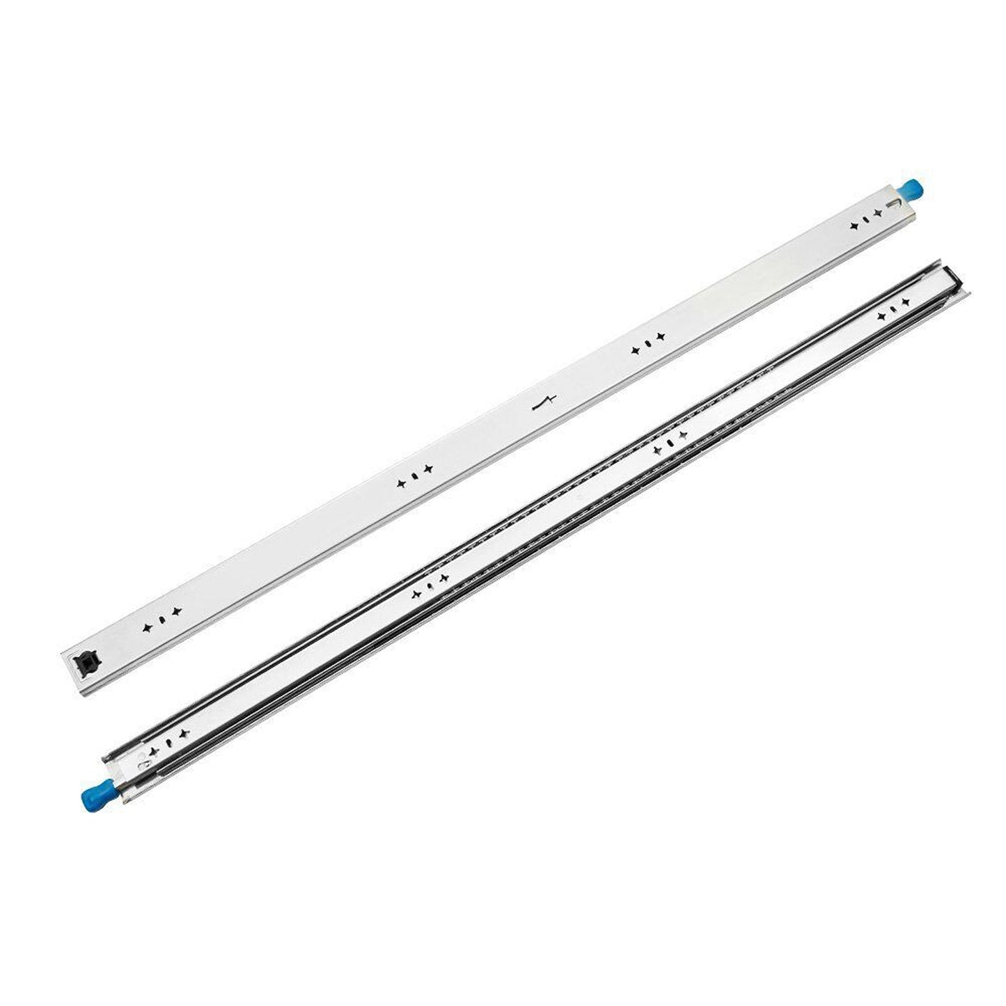 2x Heavy Duty Locking Drawer Slides Runners Trailer 500-2000mm Draw Slide