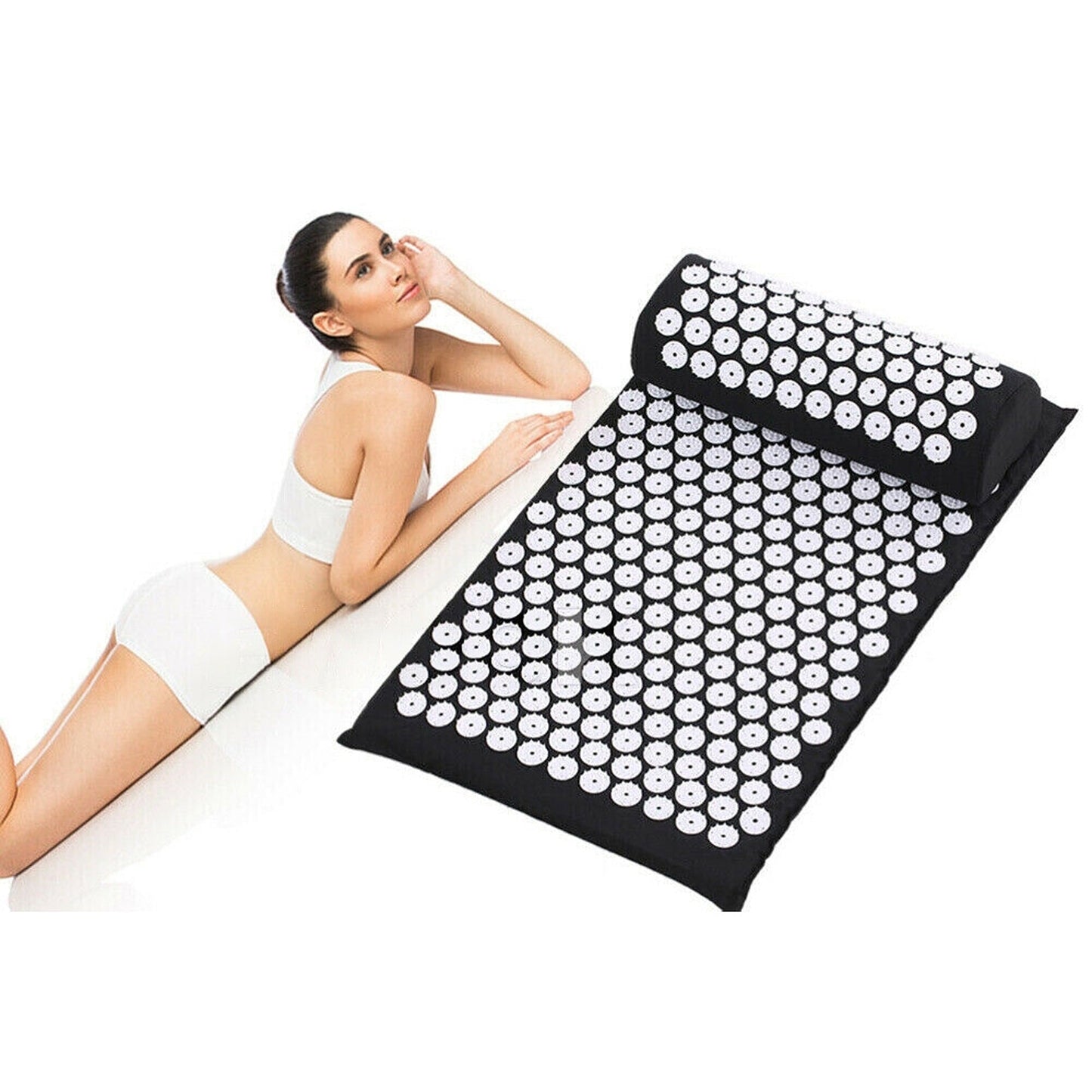 Yoga Shakti Acupressure Mat for Massage Pain and Stress Relief