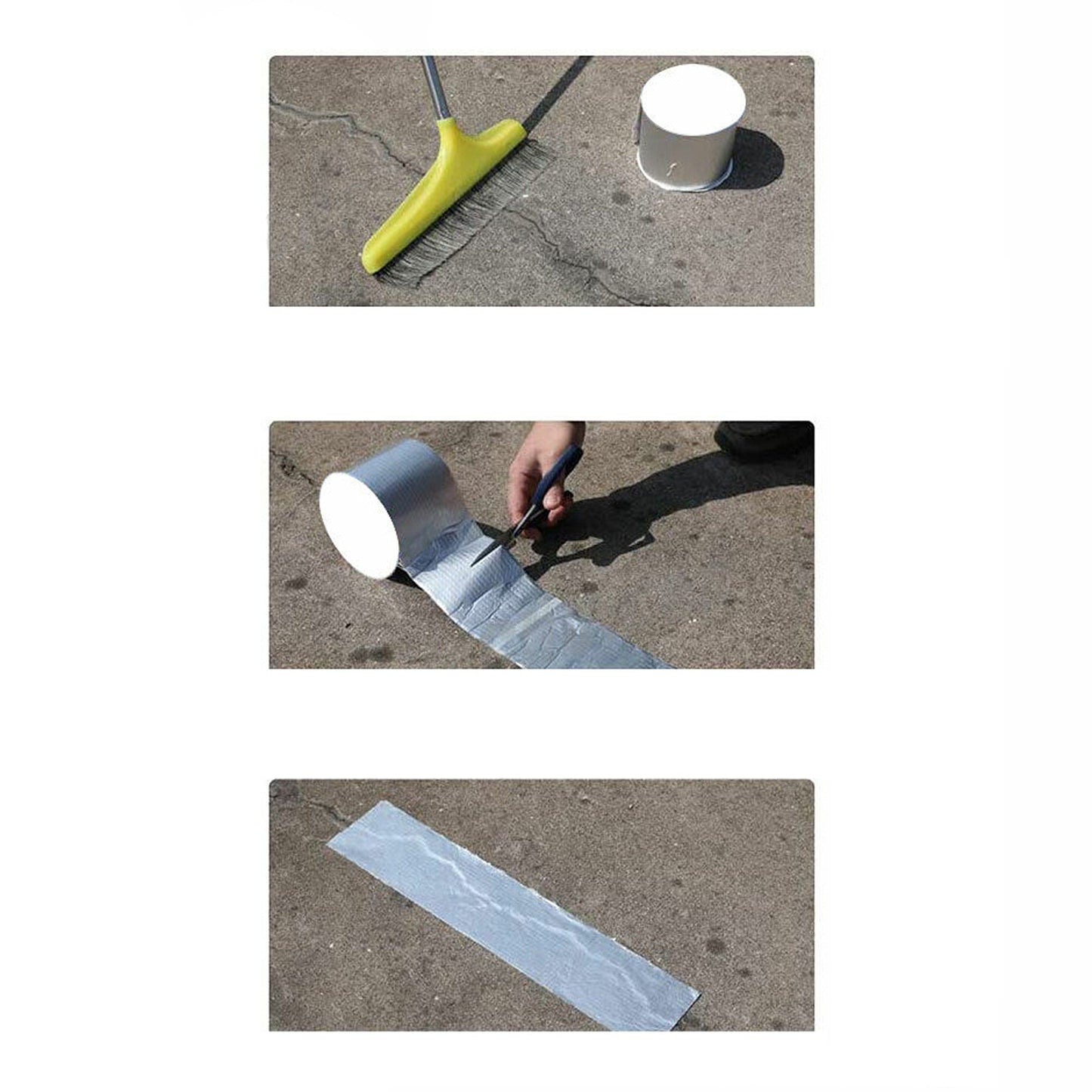 Butyl Rubber Waterproof Aluminium Foil Tape for Roof and Pipe Repair