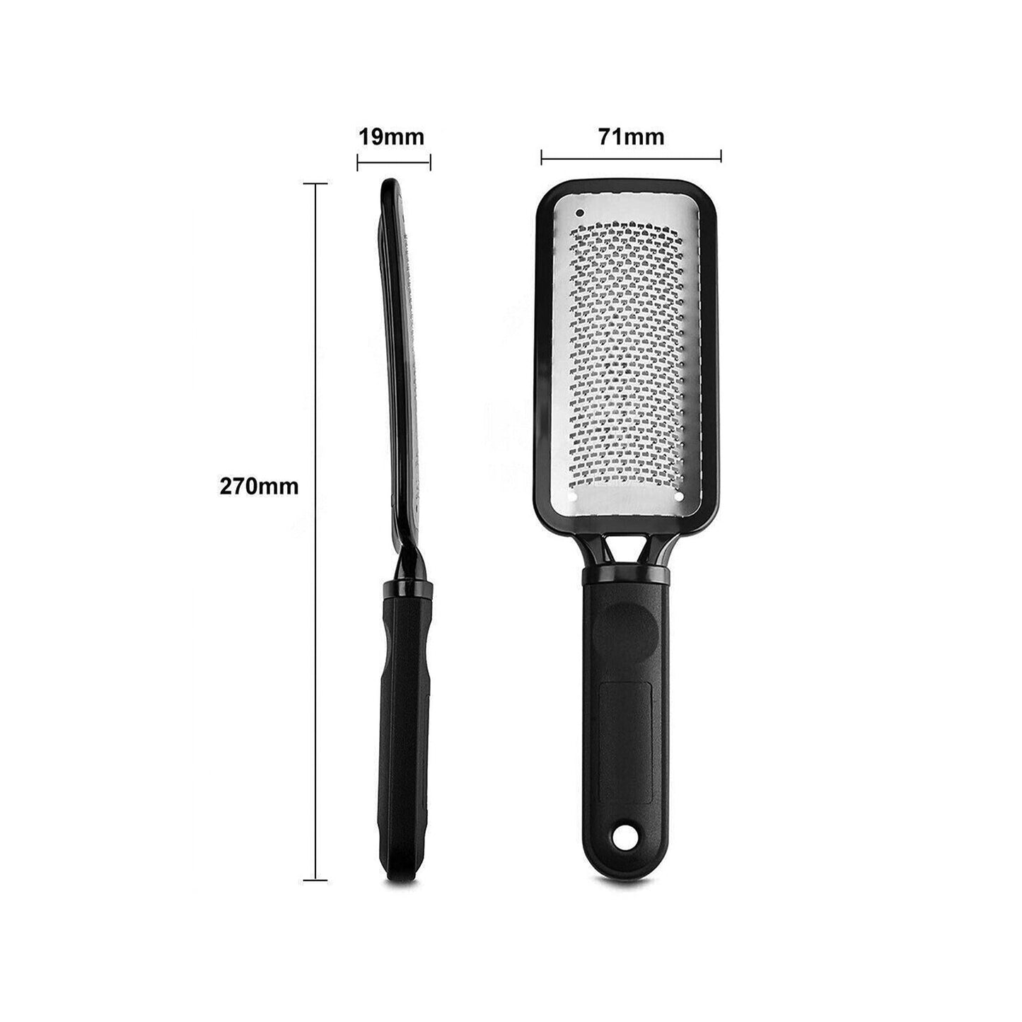 Pedicure Foot File Stainless Steel Scraper Grater Callus Remover