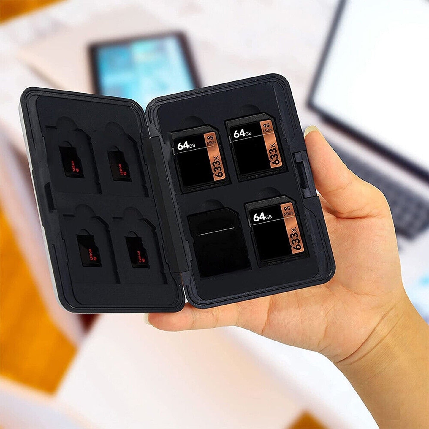 Waterproof Storage for Memory Cards Case Box Holder for SD Micro SD