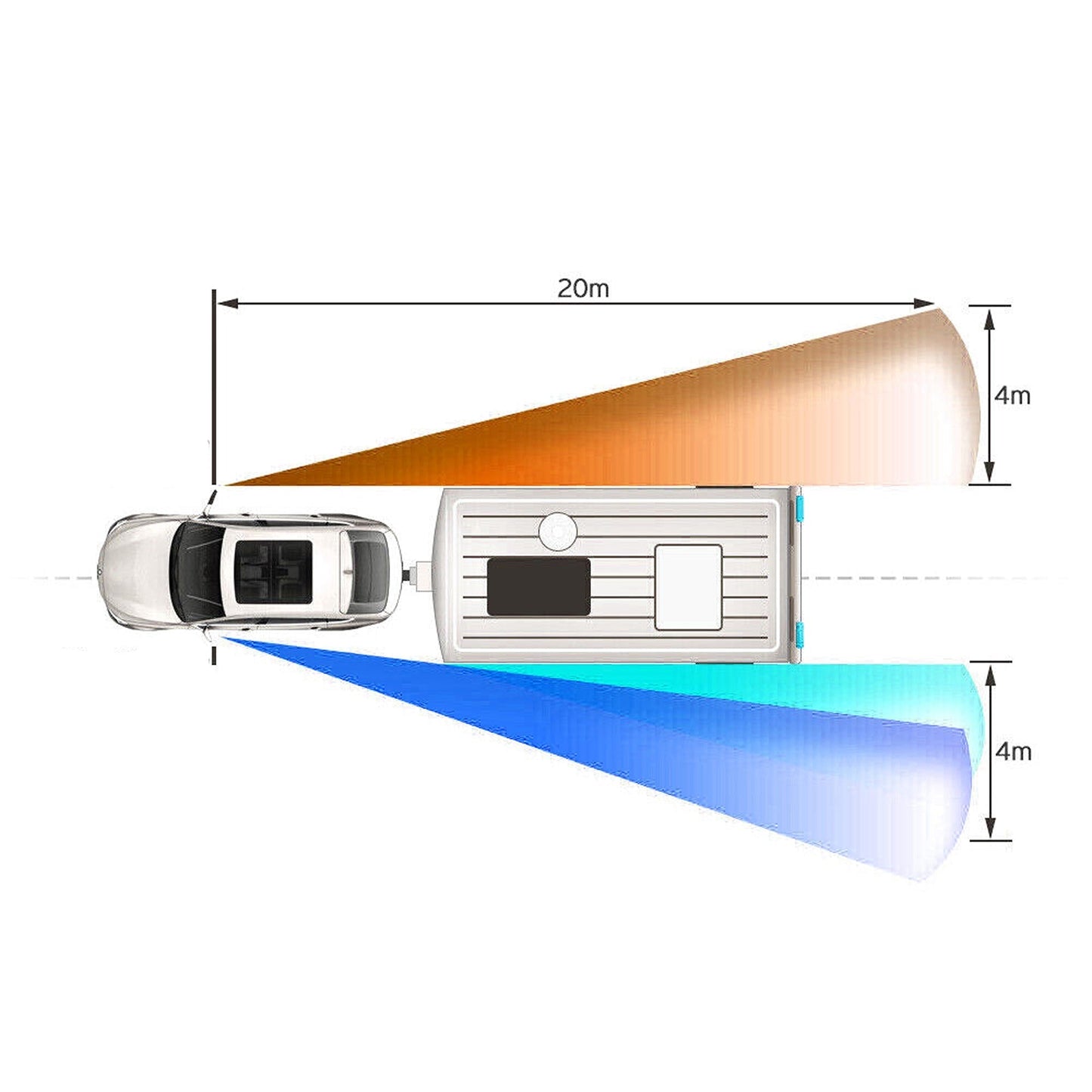 Manual Steering Lamp Towing Mirrors for Toyota Landcruiser Series 70-79
