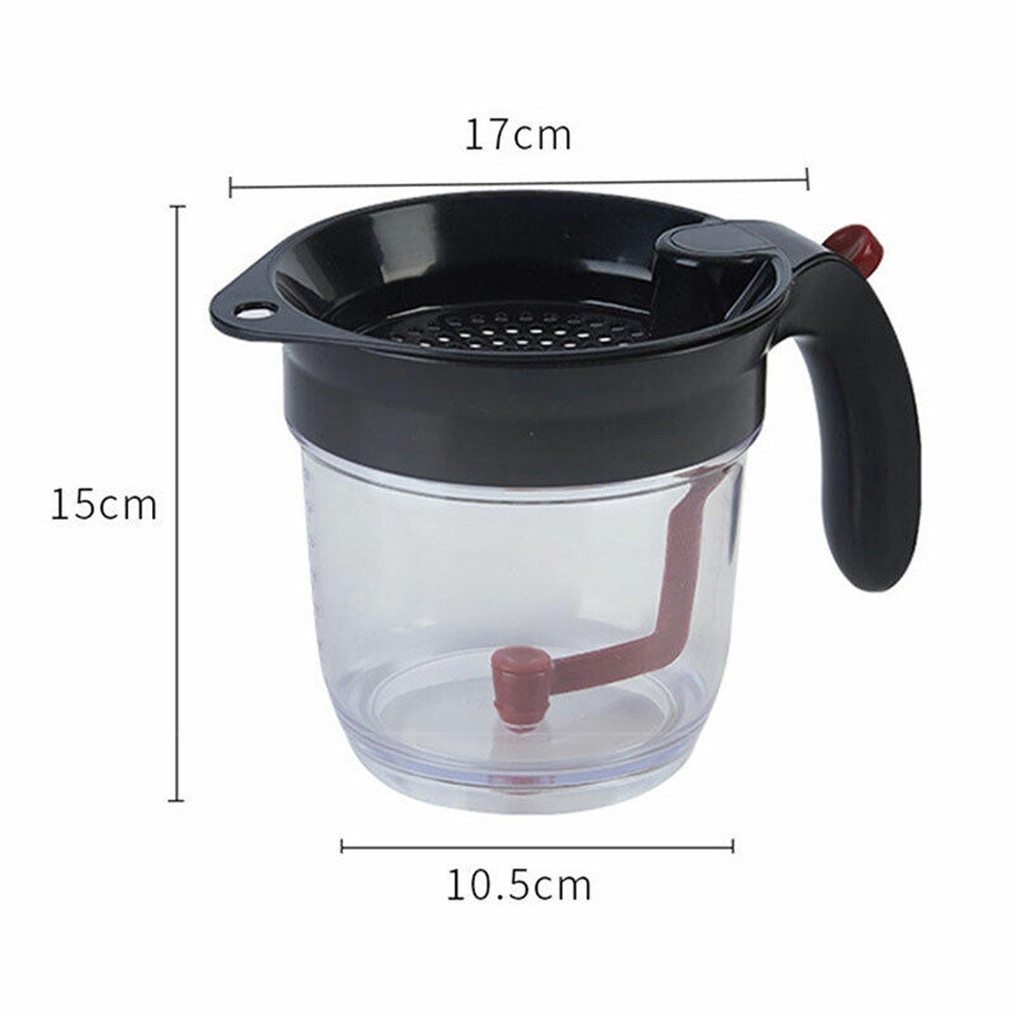 Kitchen Gravy Fat Separator 1L Dispenser with Bottom Release