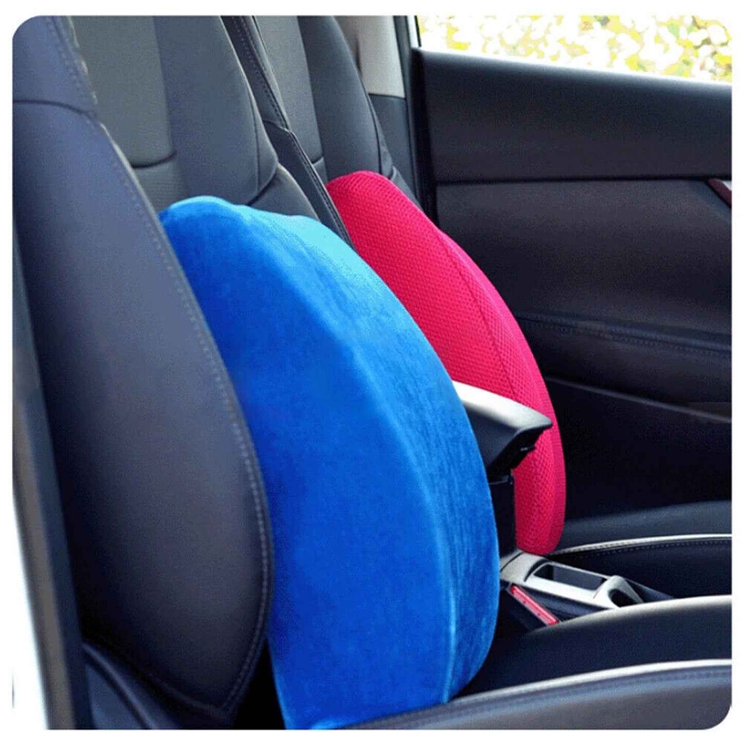 Memory Foam Lumbar Seat Cushion Car Back Support Chair Pillow