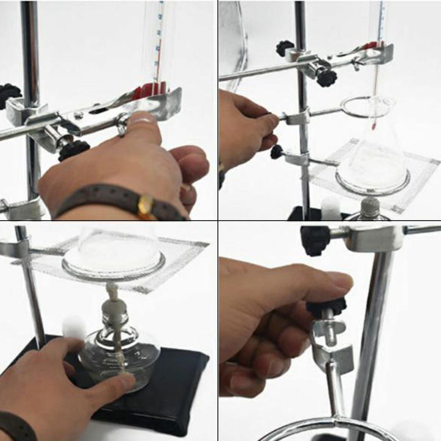 Iron Stand Support Pole for Laboratory Chemistry Flask Condenser 600mm