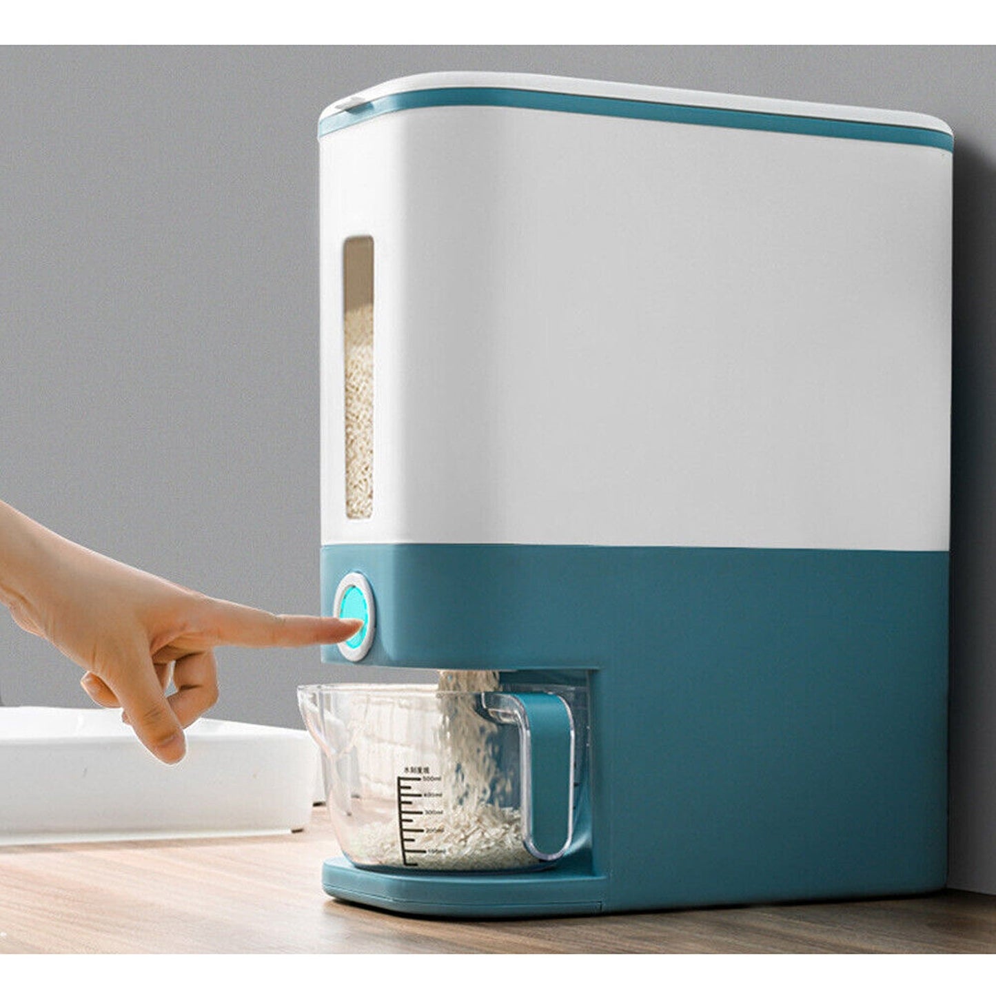 Rice Storage Container with Airtight Lid Ideal for Kitchen Organization