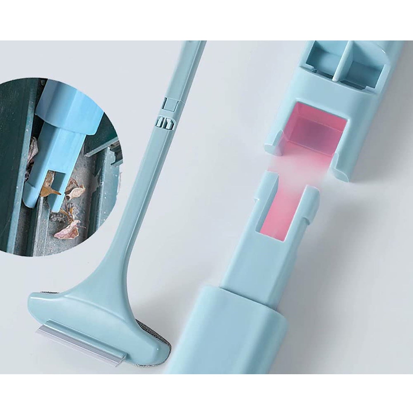 Innovative Double-Sided Glass Cleaning Brush Window Cleaner Tool
