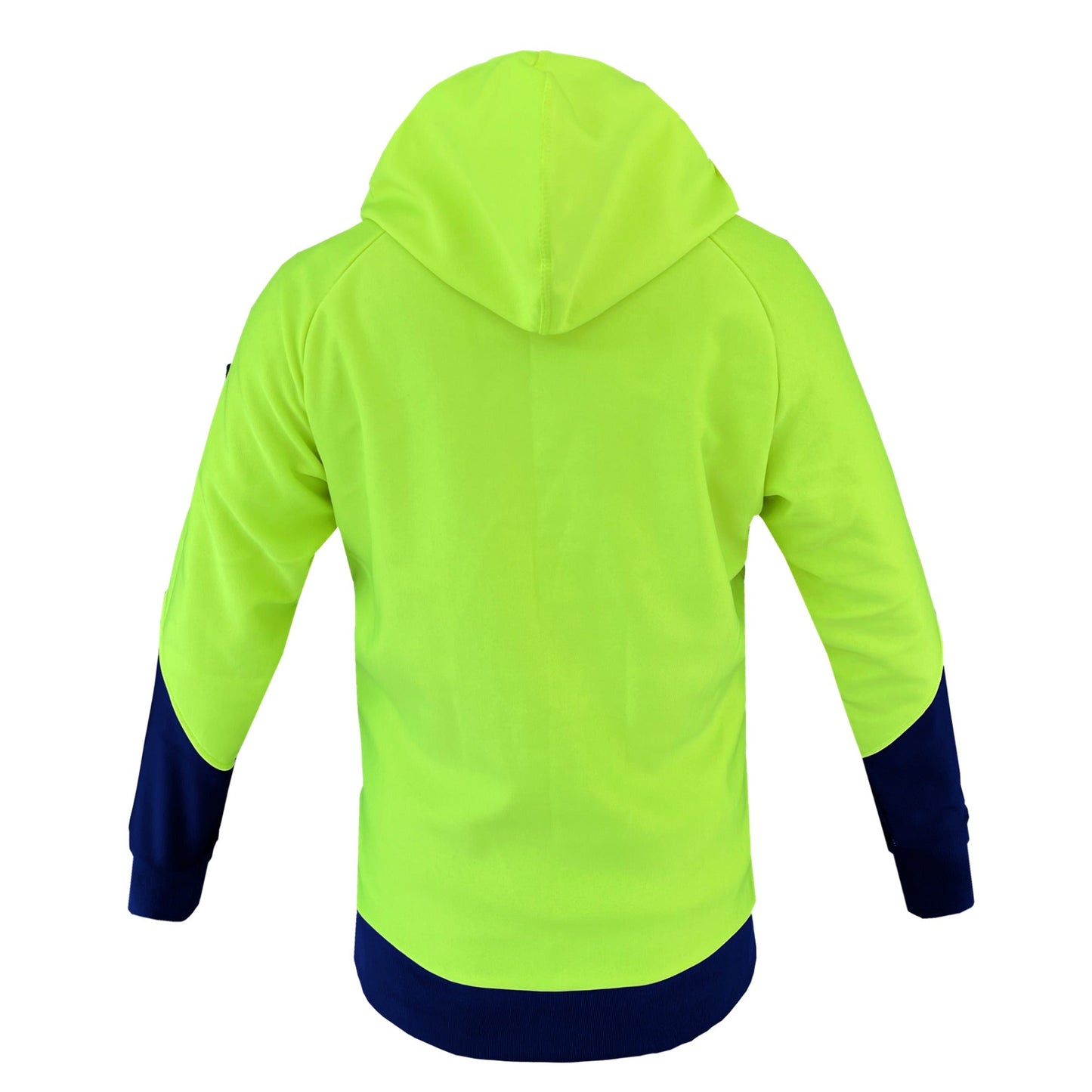 Yellow Fleece Hoodie Brushed Hooded Jacket Sweatshirt Jumper Pullover