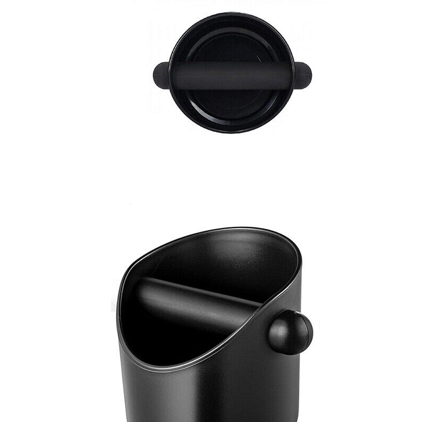 Coffee Grinds Knock Box Espresso Waste Bin with Tamper Tube