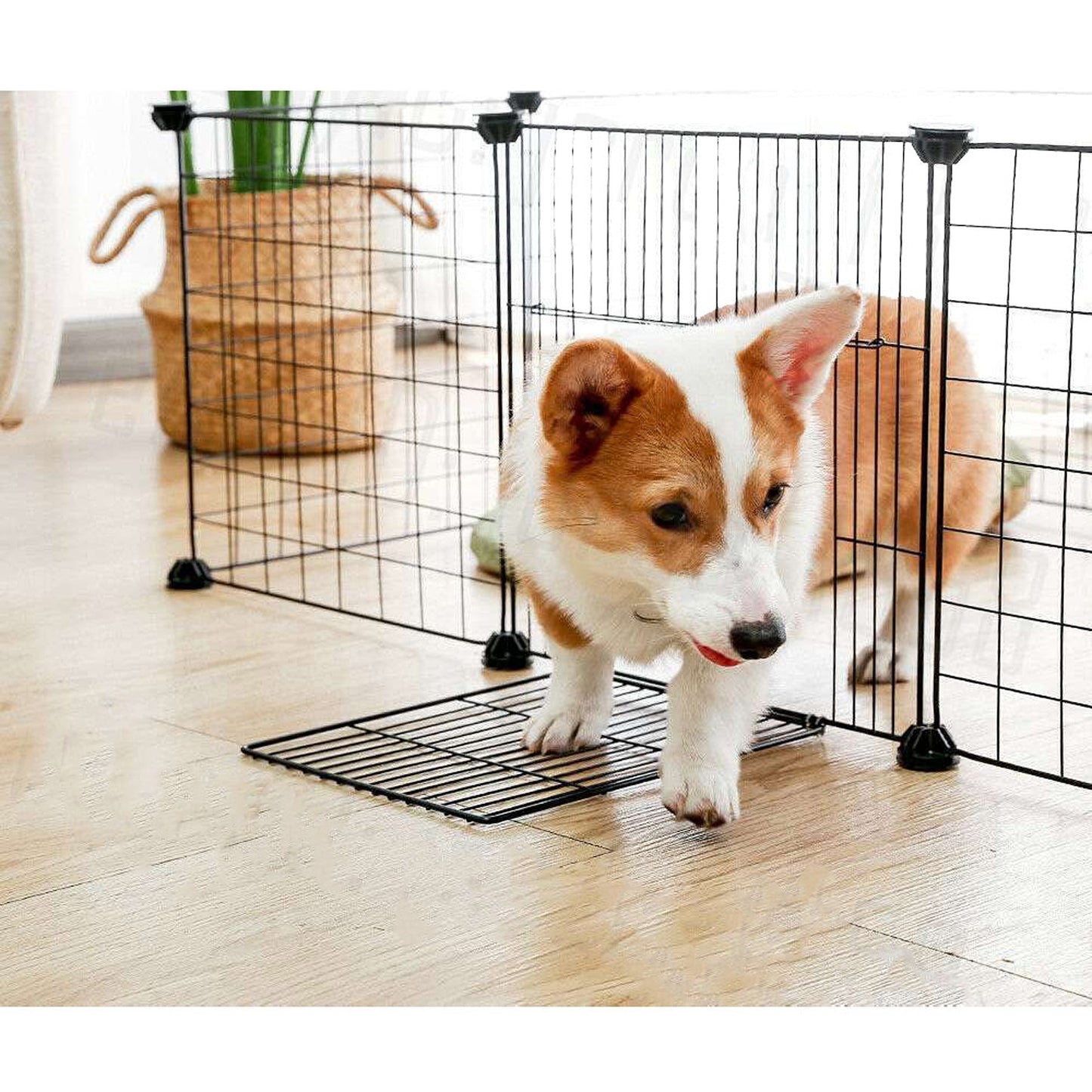 Pet Playpen Portable Exercise Cage for Dogs Cats and Rabbits