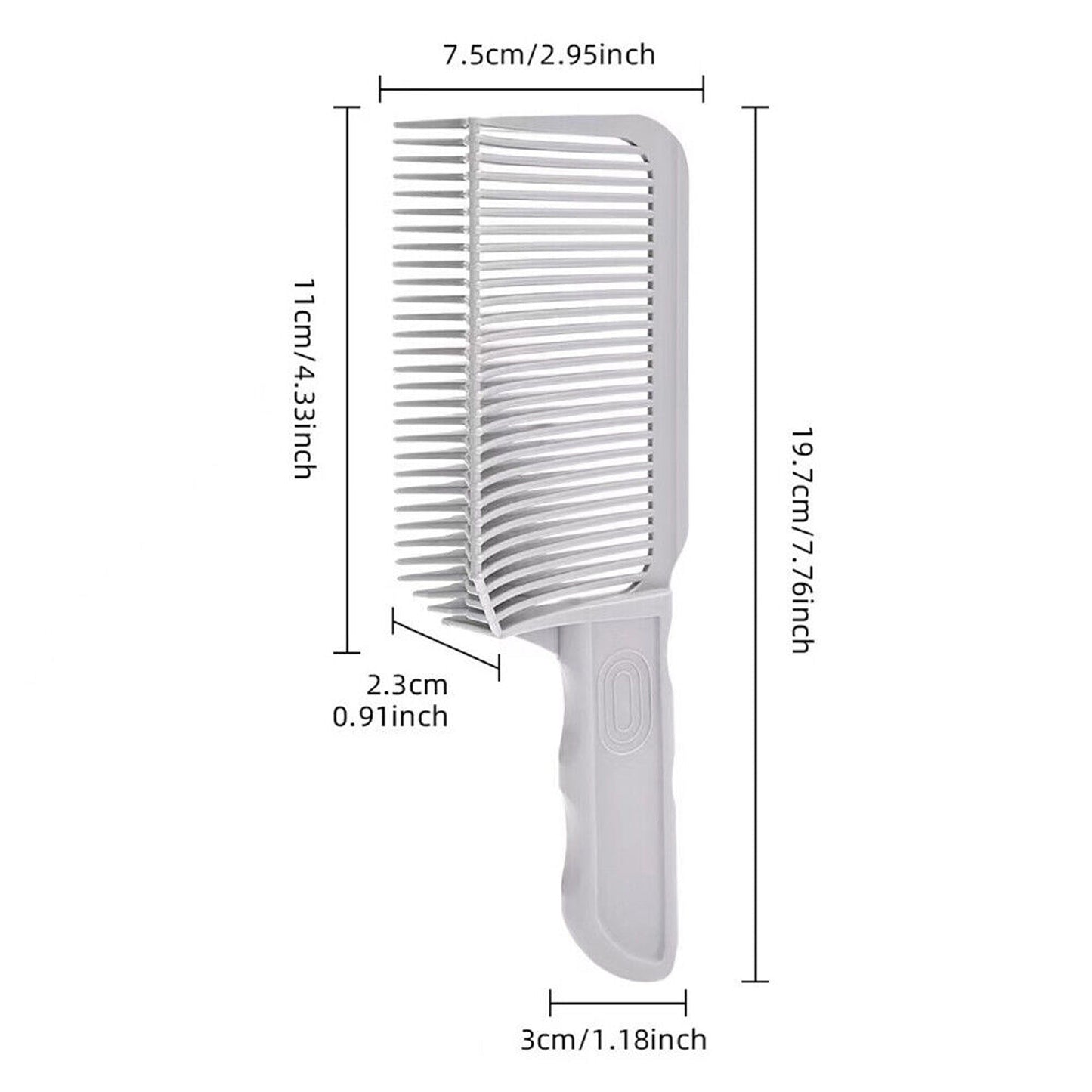 Two-Piece Barber Hair Cutting Combs for Professional Hairstyles