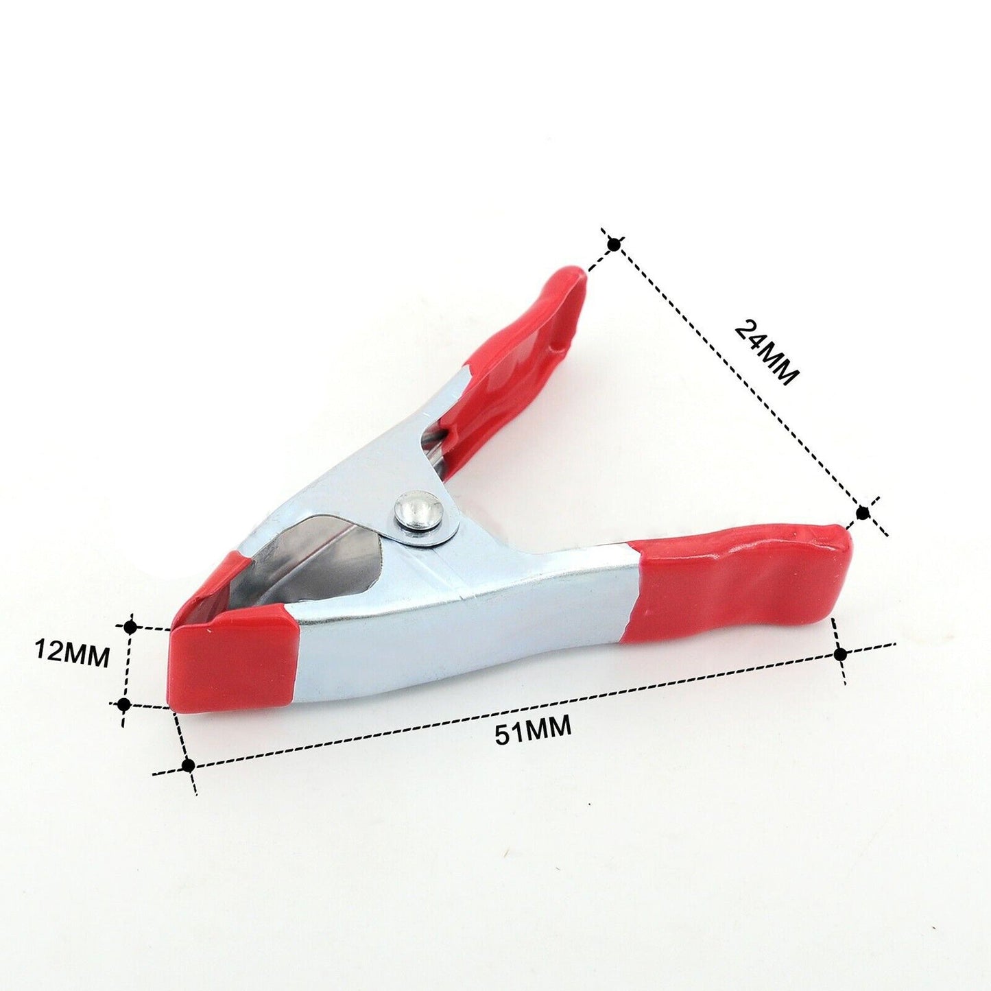 2in Spring Clamp DIY Quick Tools Grip Plastic Clips Photography Woodworking