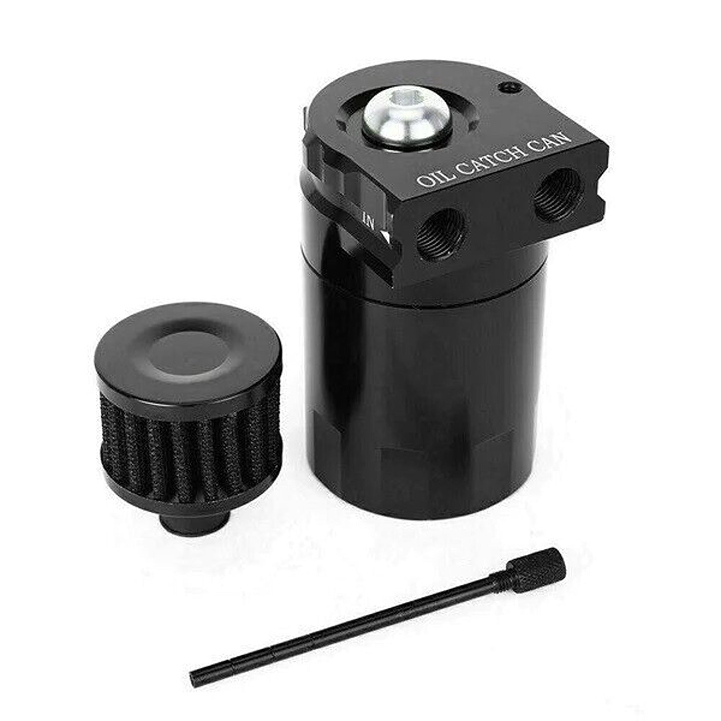 Universal Oil Catch Can with Filter for Petrol Diesel Engines