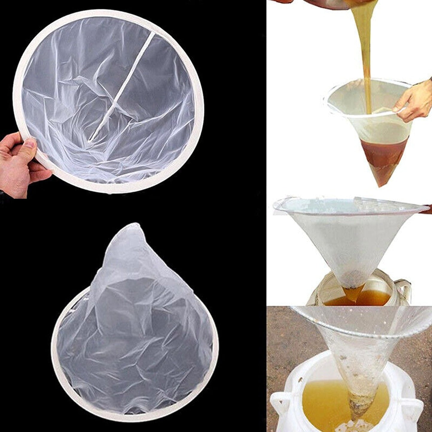 Beekeeping Honey Filter Net 150 Mesh Stainless Steel Juice Strainer