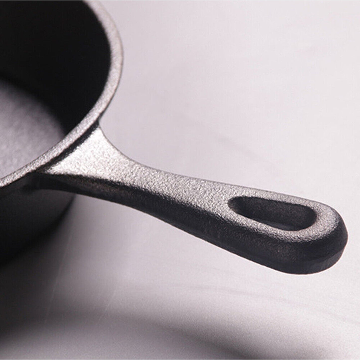 3-Piece Nonstick Cast Iron Frypan Set for BBQ and Cooking