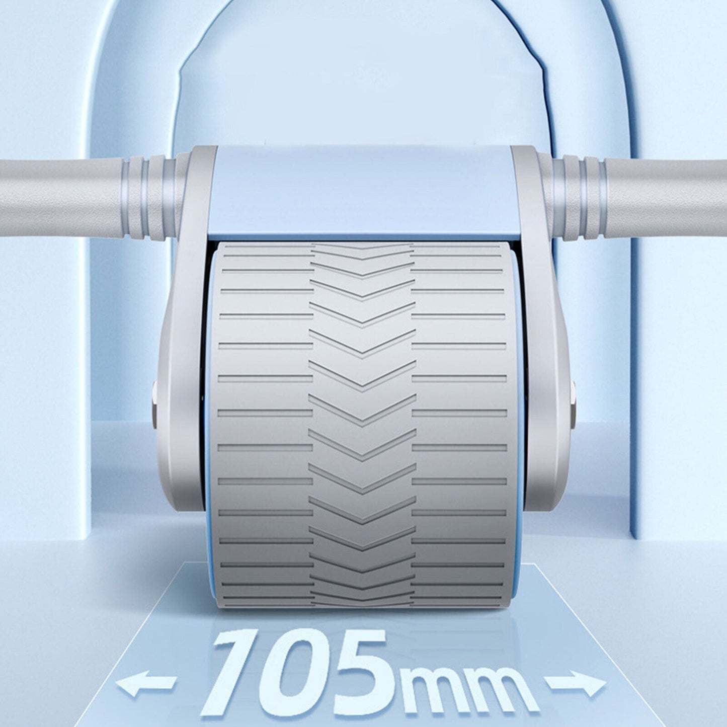 Automatic Rebound Abdominal Roller Fitness Exercise Wheel