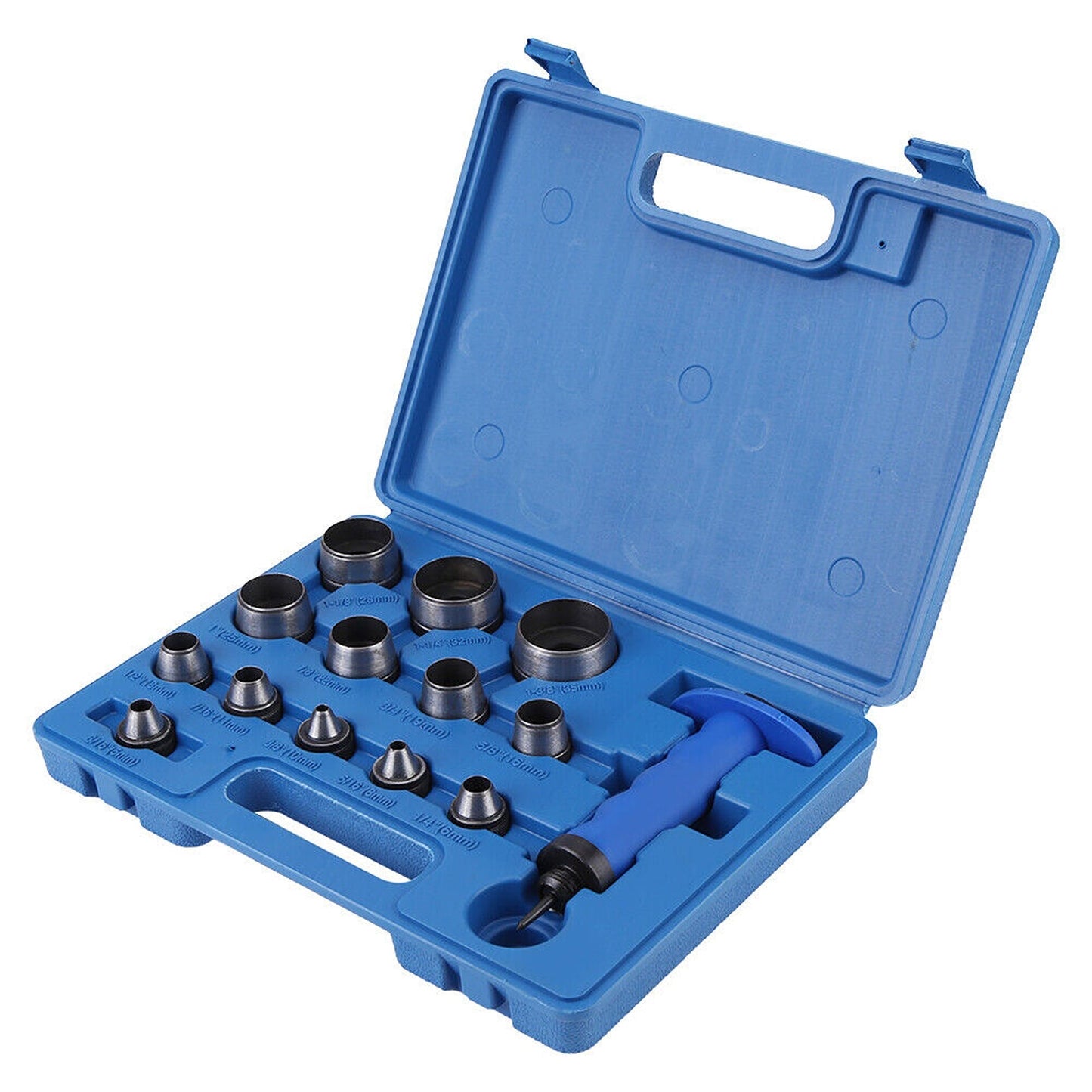 13pcs Hollow Punch Set for Leather Gasket and Paper Crafting
