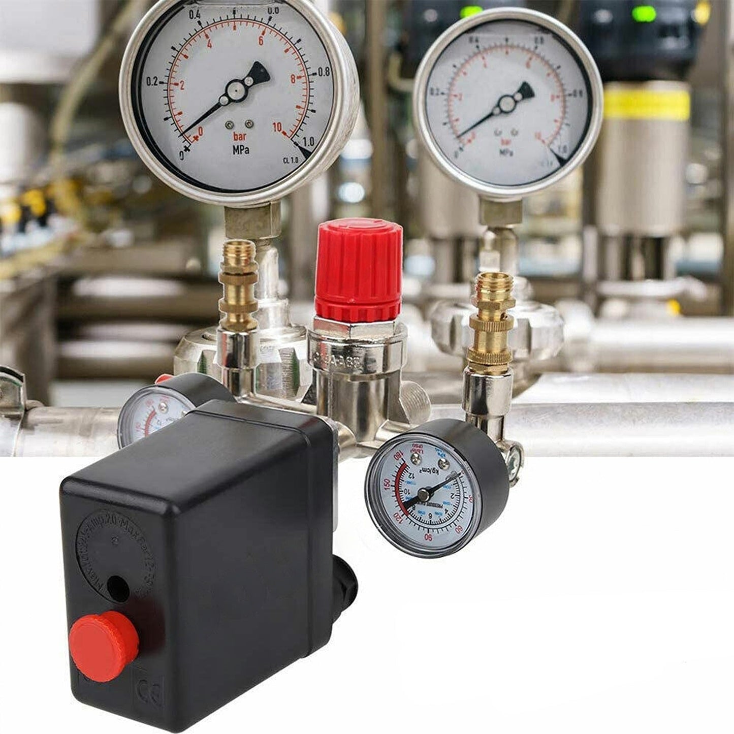 Auto Manifold Air Compressor Pressure Switch Pump Control Valve