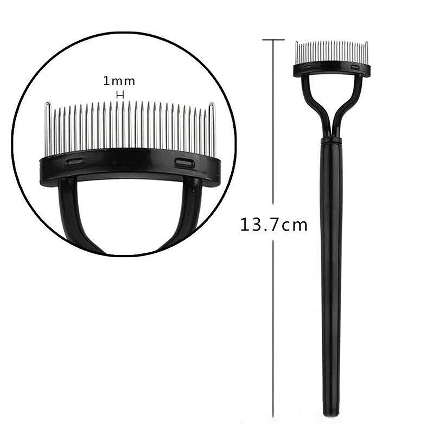 2pcs Metal Eyelash Comb and Mascara Separator Beauty Tool
