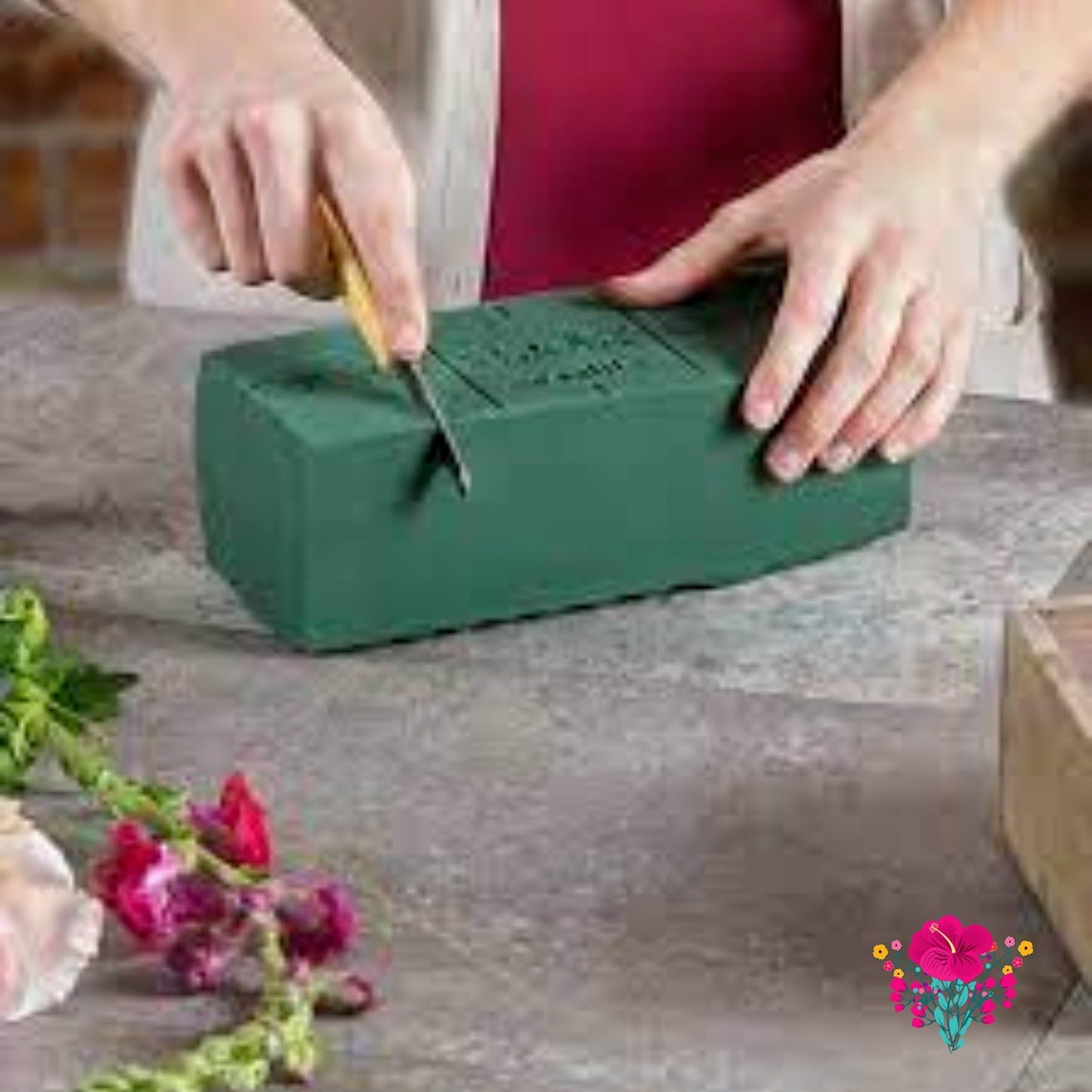 8pcs Floral Foam Wet Bricks Water Absorbent for Flower Arrangements